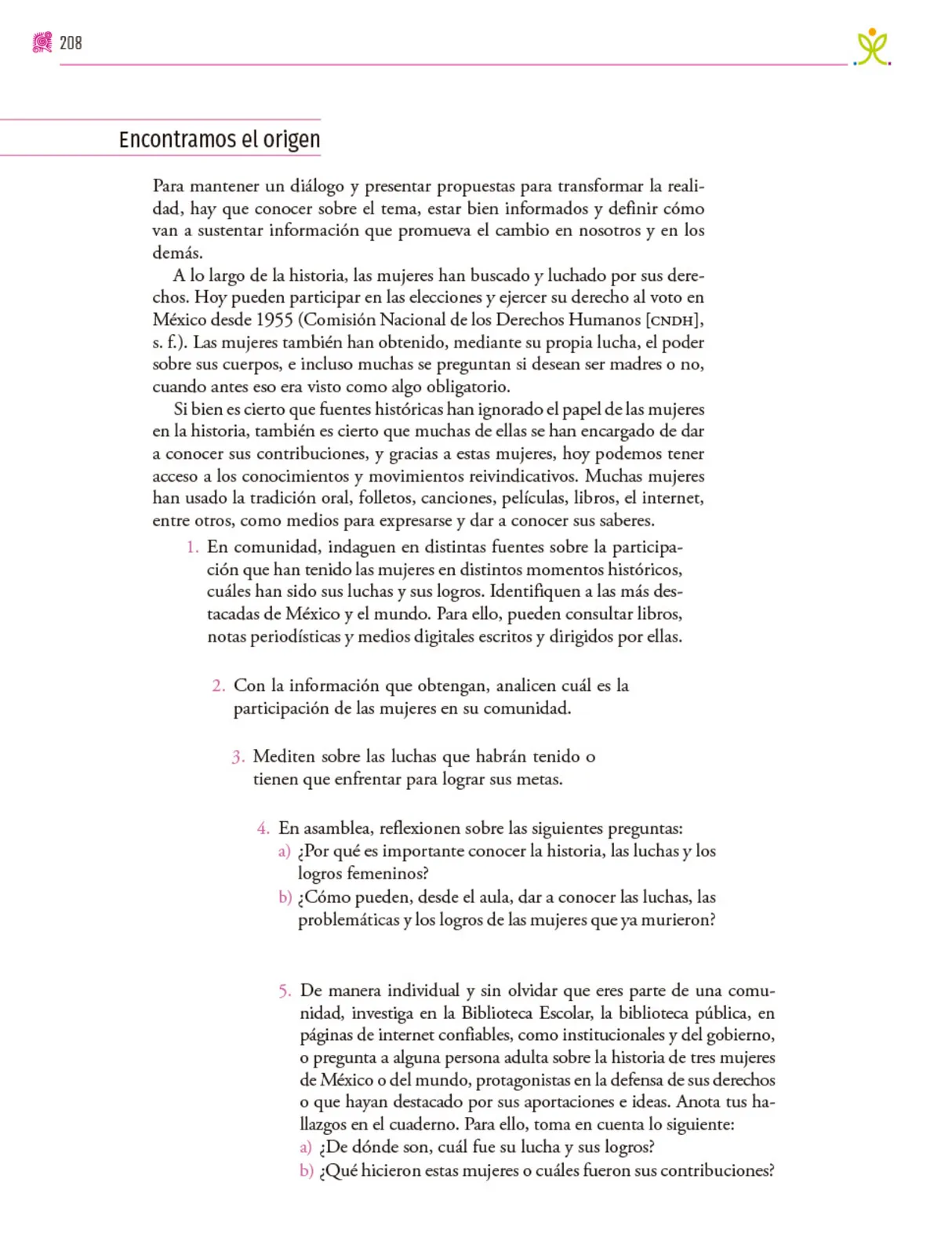 Página 209 de Colección Ximhai. Nuestro libro de proyectos.   Libro de Educación Secundaria Grado 1°  Ciclo Escolar 2025 - 2026