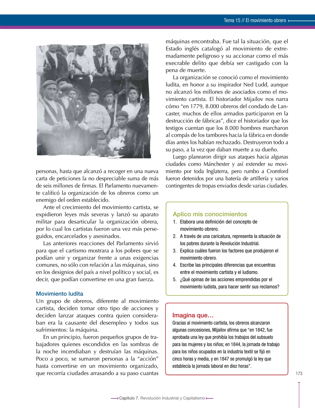 Miniatura página 173 de Ciencias Sociales 8° · Secundaria Activa