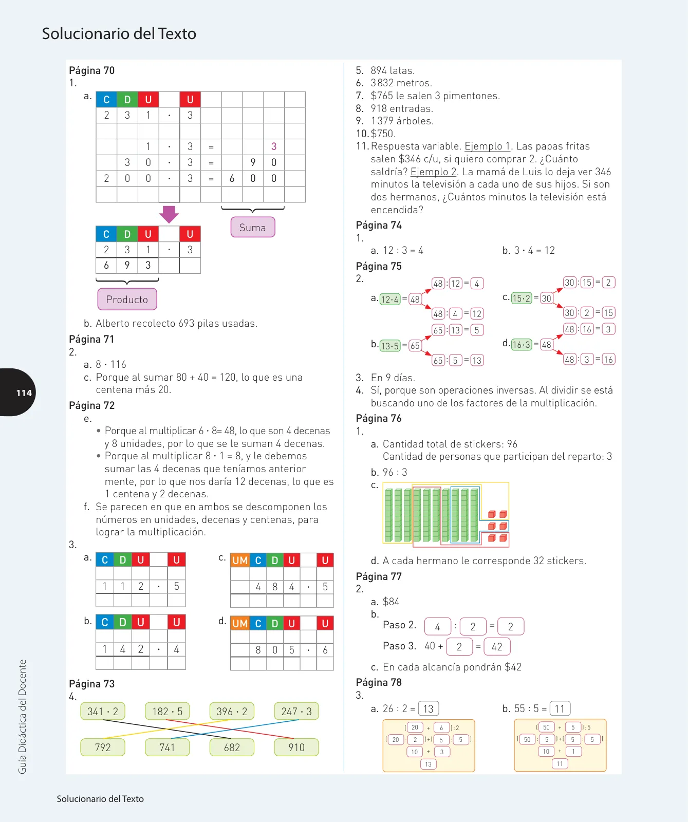 Página 303 de Matemática – Cuarto Básico | Texto del Estudiante MINEDUC – Descargar PDF · 2024