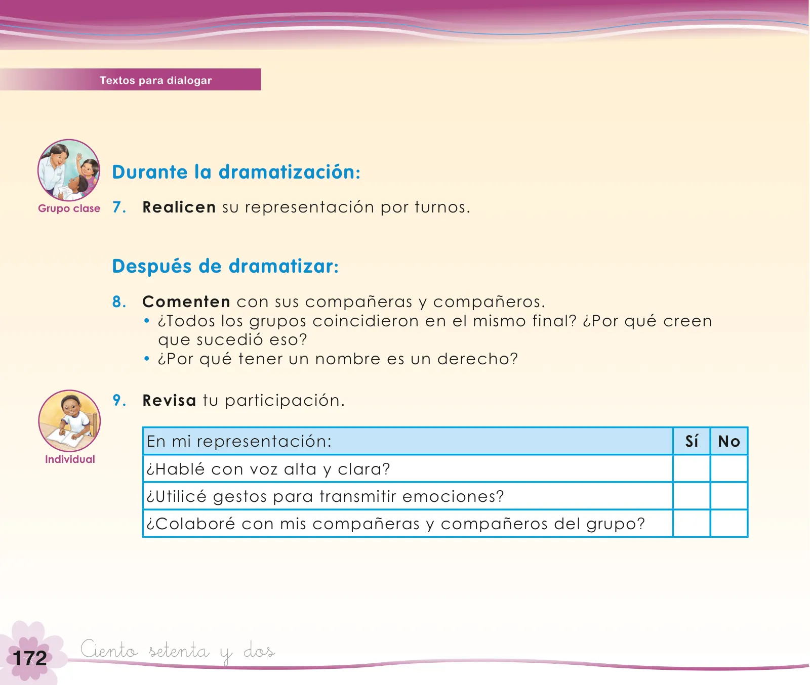 Miniatura página 174 de Comunicación 1 : cuaderno de trabajo para primer grado de Educación Primaria 2019 · 2019