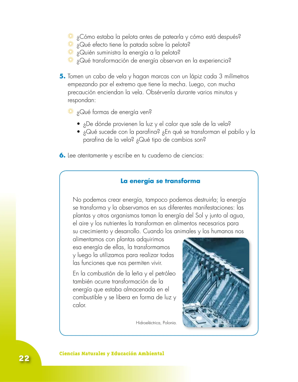 Miniatura página 22 de Ciencias Naturales 5° · Cartilla 02
