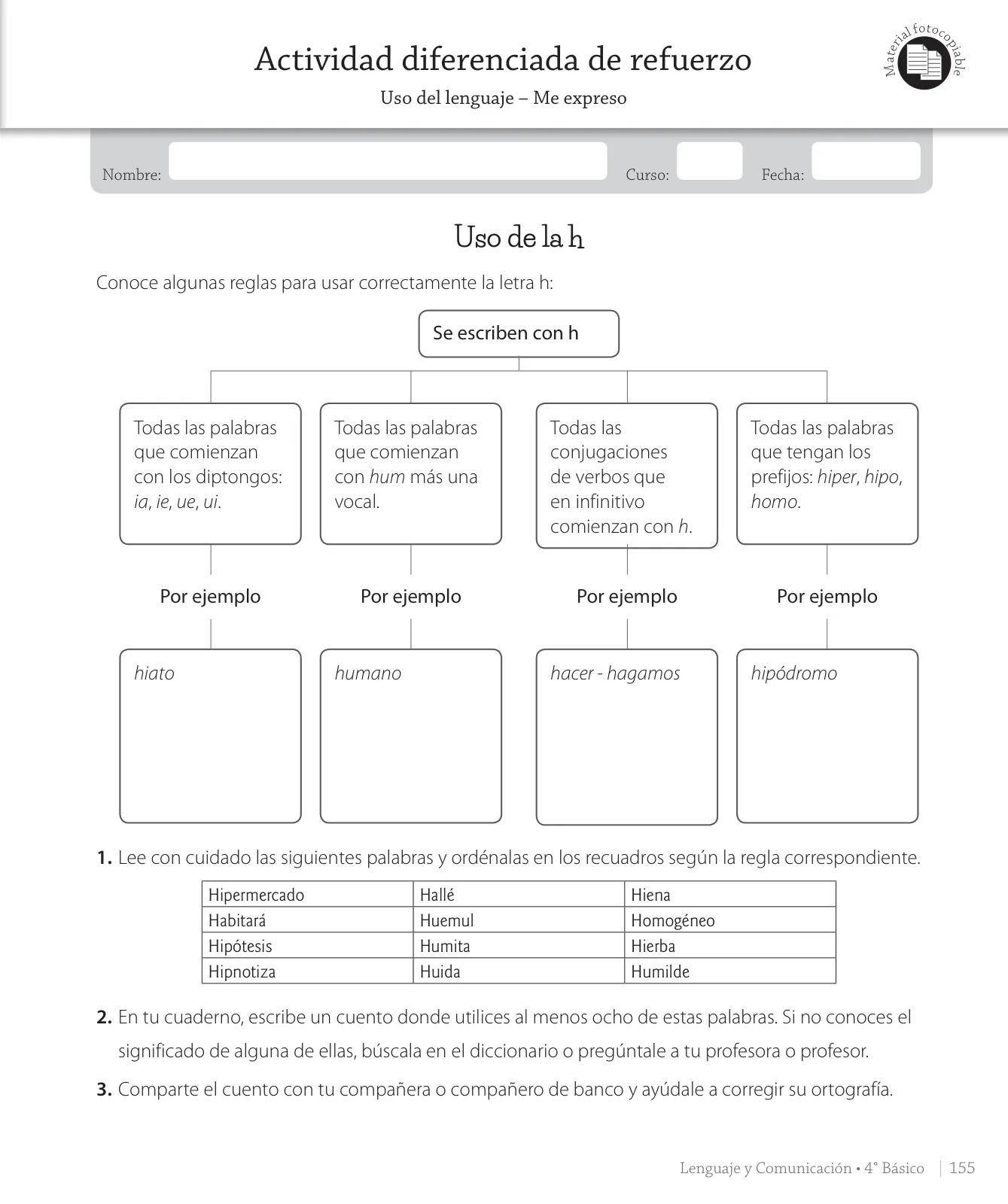 Página 239 de Lenguaje y Comunicación – Cuarto Básico | Texto del Estudiante MINEDUC – Descargar PDF · 2024