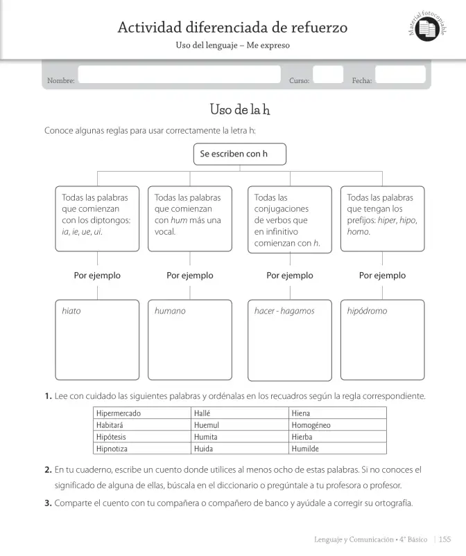 Página 239 de Lenguaje y Comunicación – Cuarto Básico | Texto del Estudiante MINEDUC – Descargar PDF · 2024