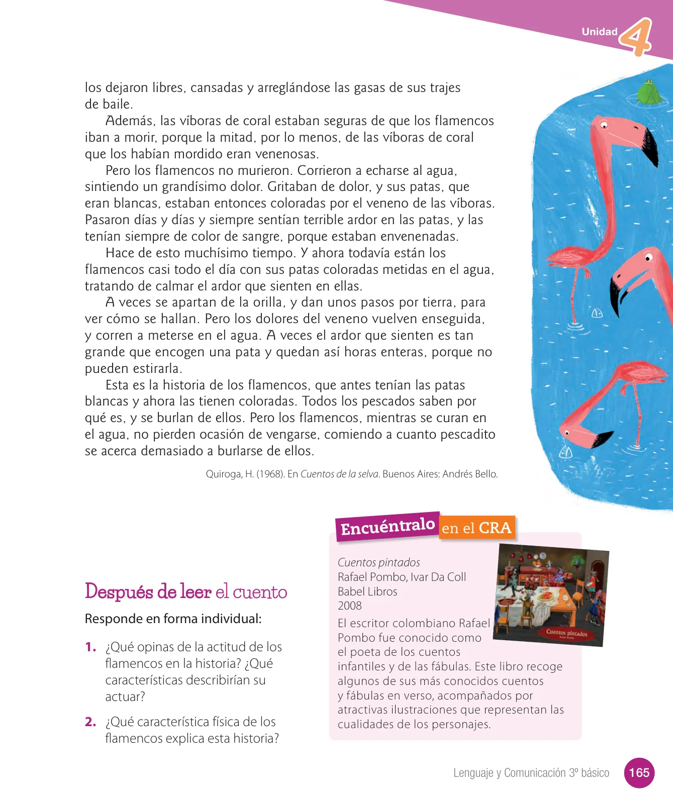 Miniatura página 167 de Lenguaje y Comunicación – Tercero Básico | Texto del Estudiante MINEDUC – Descargar PDF · 2024