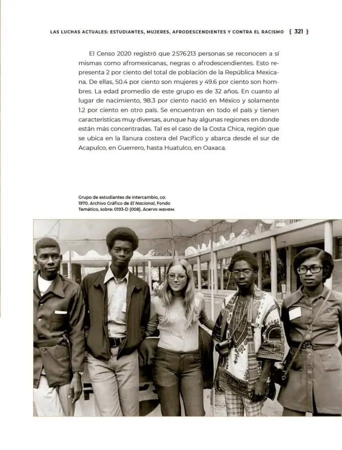Página 322 de Historia del pueblo mexicano. Libro de Educación Secundaria Grado 1° Ciclo Escolar 2025 - 2026