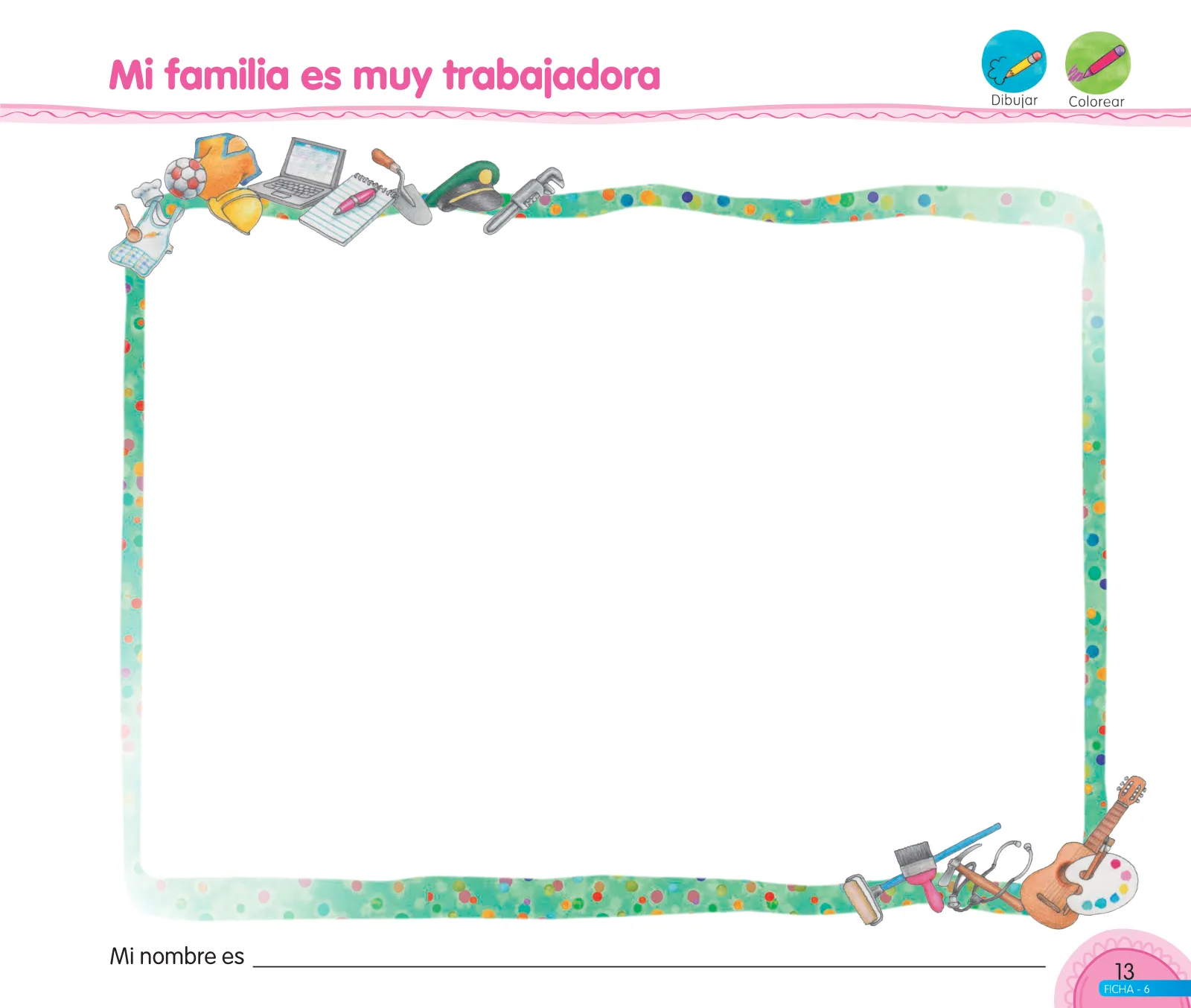 Página 15 de Aprendemos jugando : cuaderno de trabajo para niños y niñas de 4 años · 2017