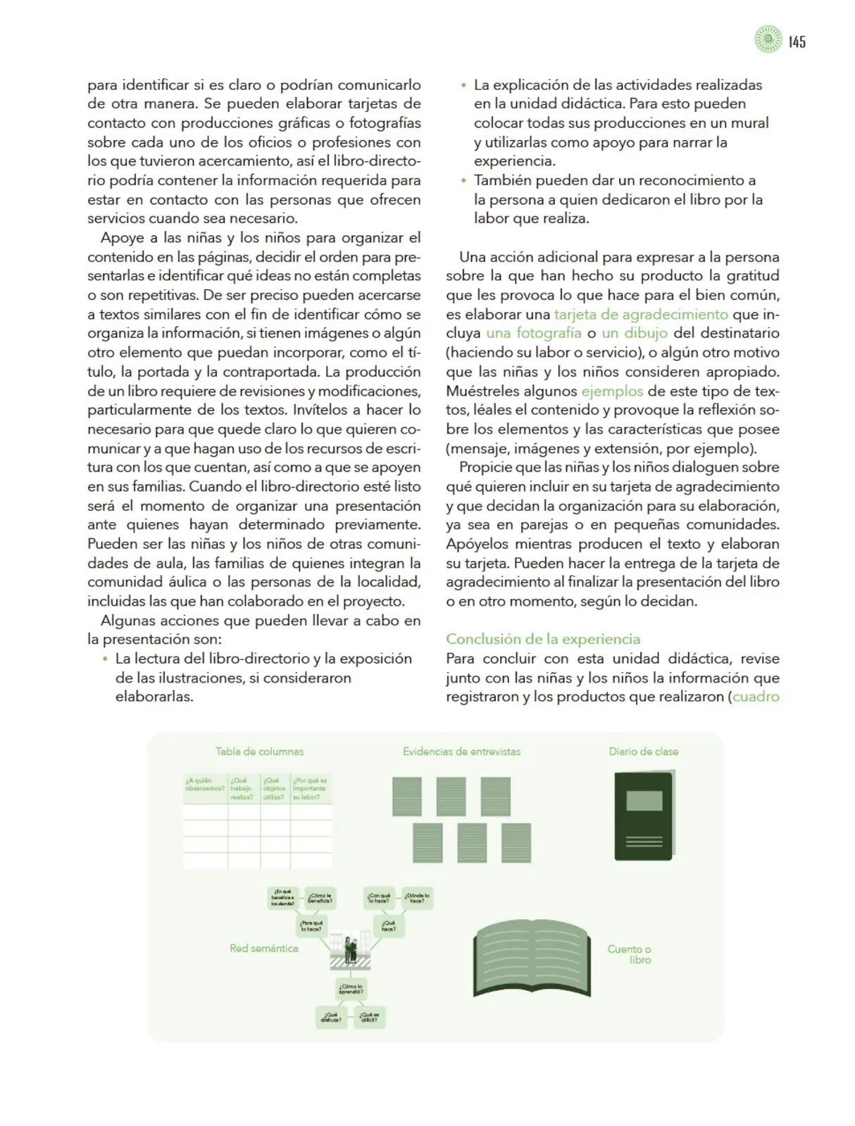 Página 146 de Modalidades de trabajo para la acción transformadora y el codiseño Libro de Educación Preescolar Grado 1°, 2°, 3° Ciclo Escolar 2025 - 2026