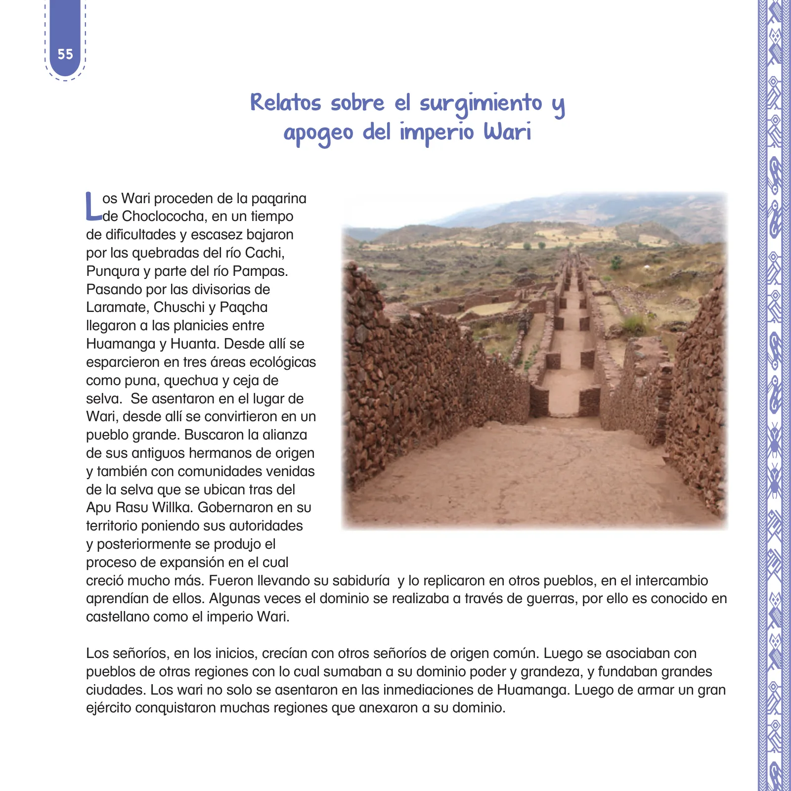 Miniatura página 57 de Anqarakunapa kawsakuyninmanta. Literatura 2 - 4° Primaria - Quechua chanka · 2023