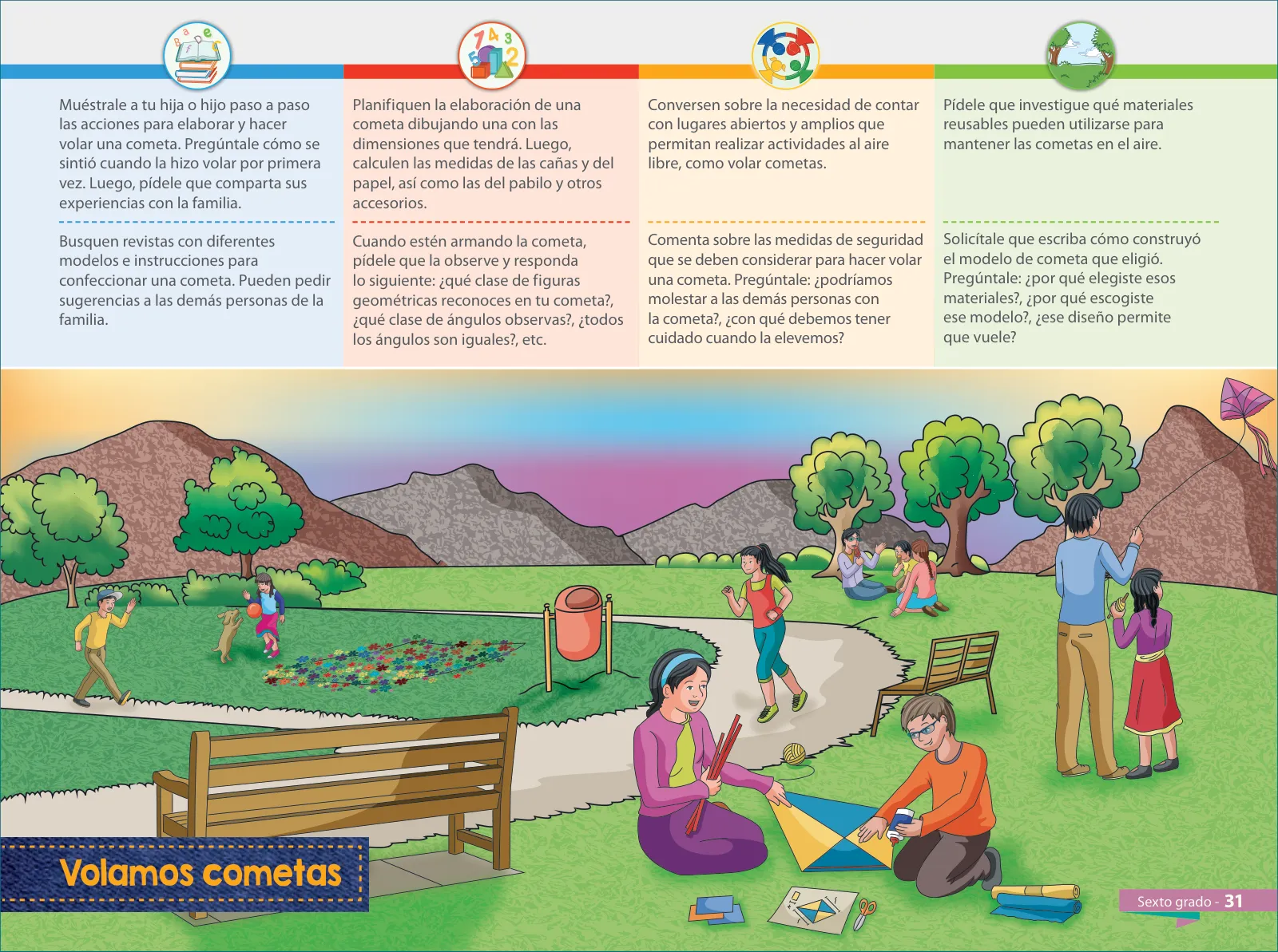Miniatura página 33 de Aprendemos juntos en familia : guía dirigida a madres y padres. Sexto grado de Educación Primaria · 2019