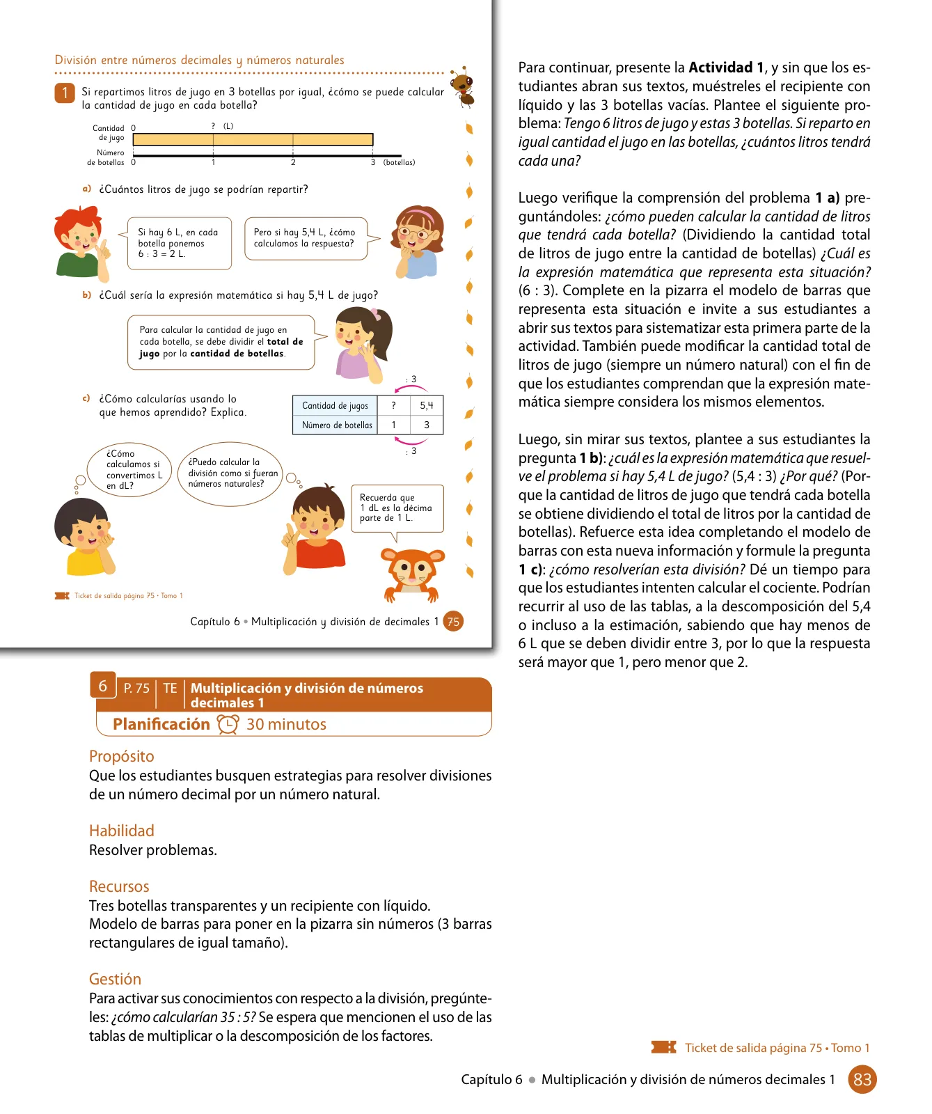 Página 85 de Libro de Sumo Primero – Sexto Básico | Texto del Estudiante MINEDUC – Descargar PDF · 2024