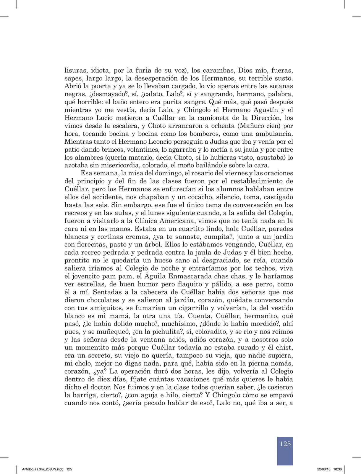 Página 126 de Antología literaria 3 · 2018