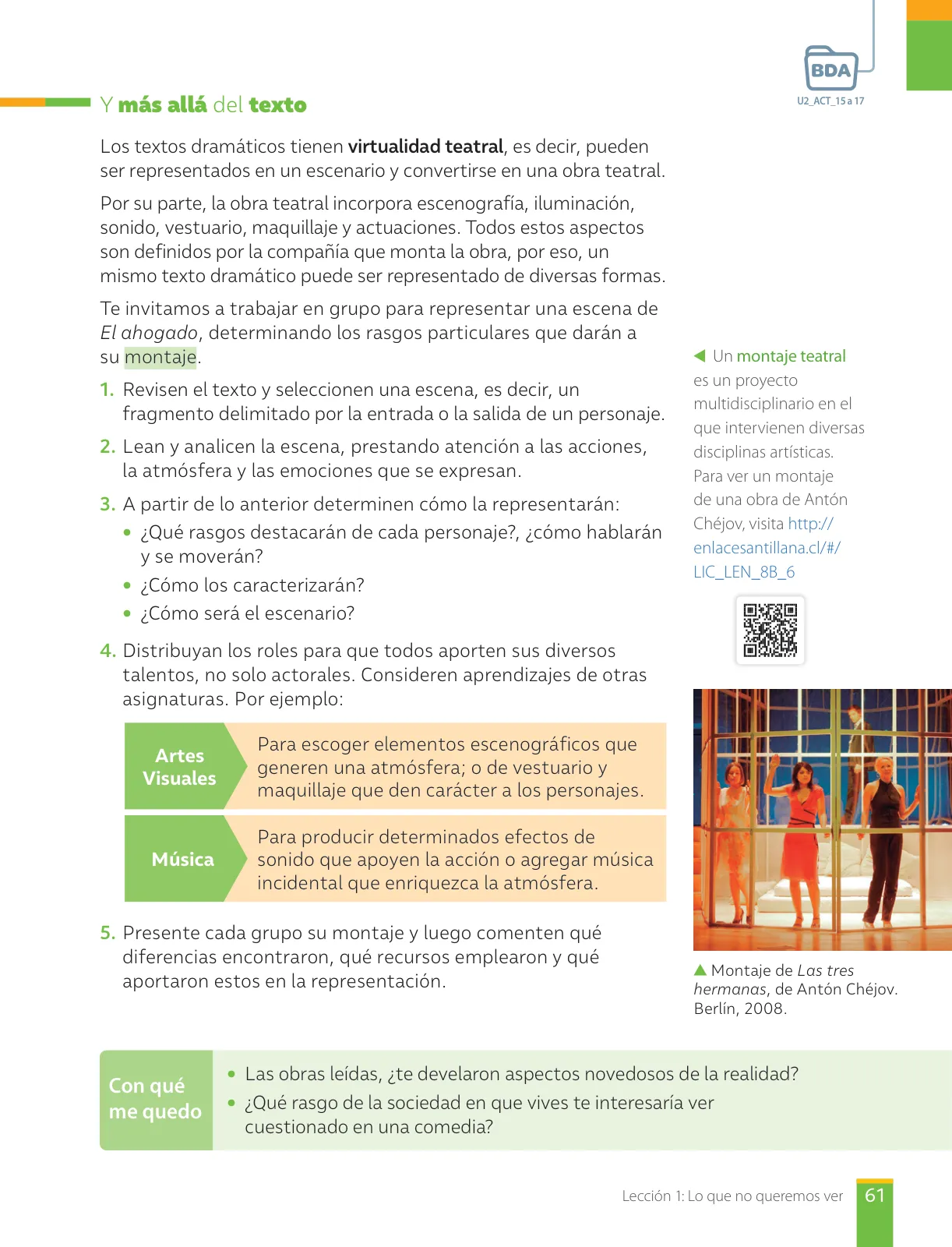 Miniatura página 63 de Lengua y Literatura – Octavo Básico | Texto del Estudiante MINEDUC – Descargar PDF · 2024