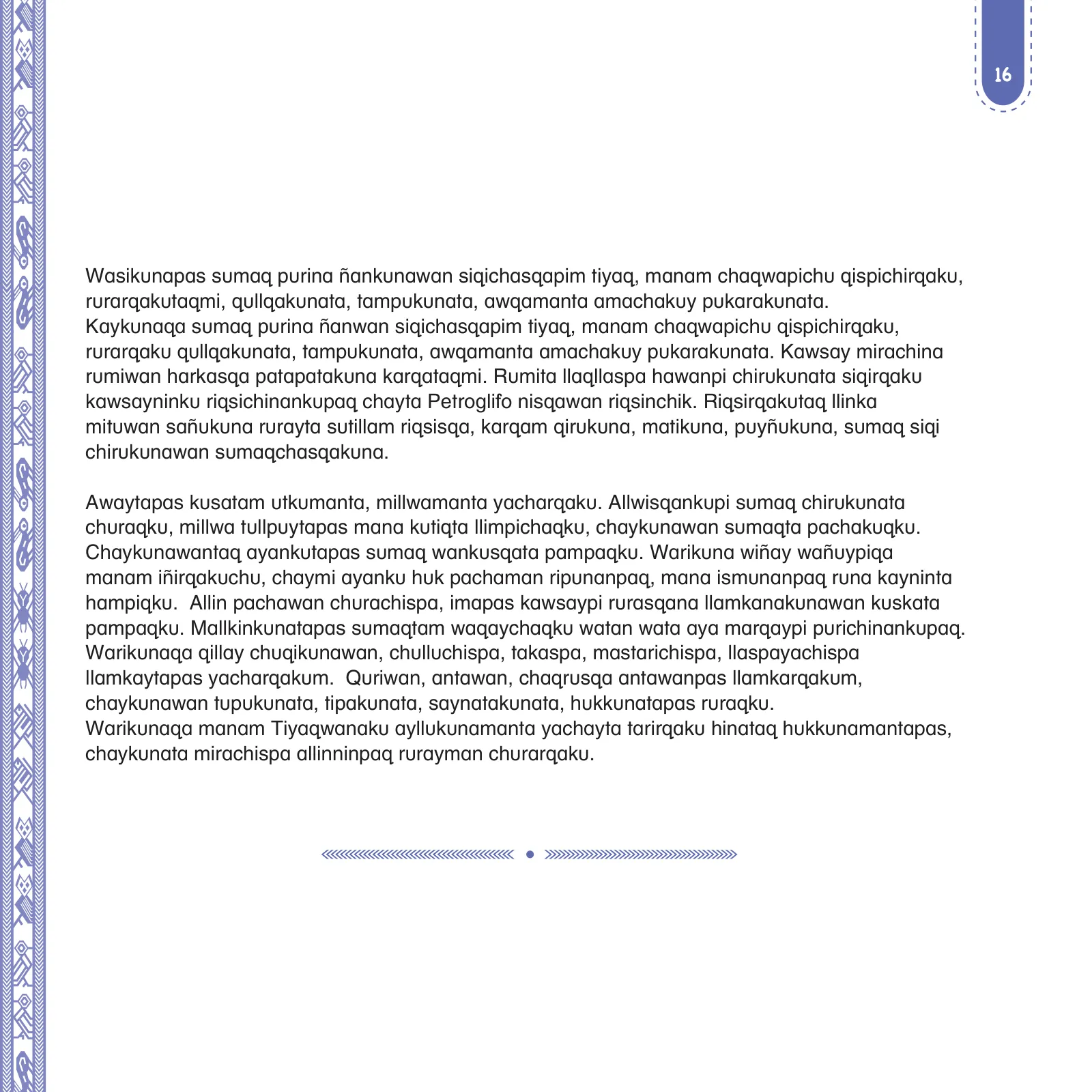Página 18 de Anqarakunapa kawsakuyninmanta. Literatura 2 - 4° Primaria - Quechua chanka · 2023