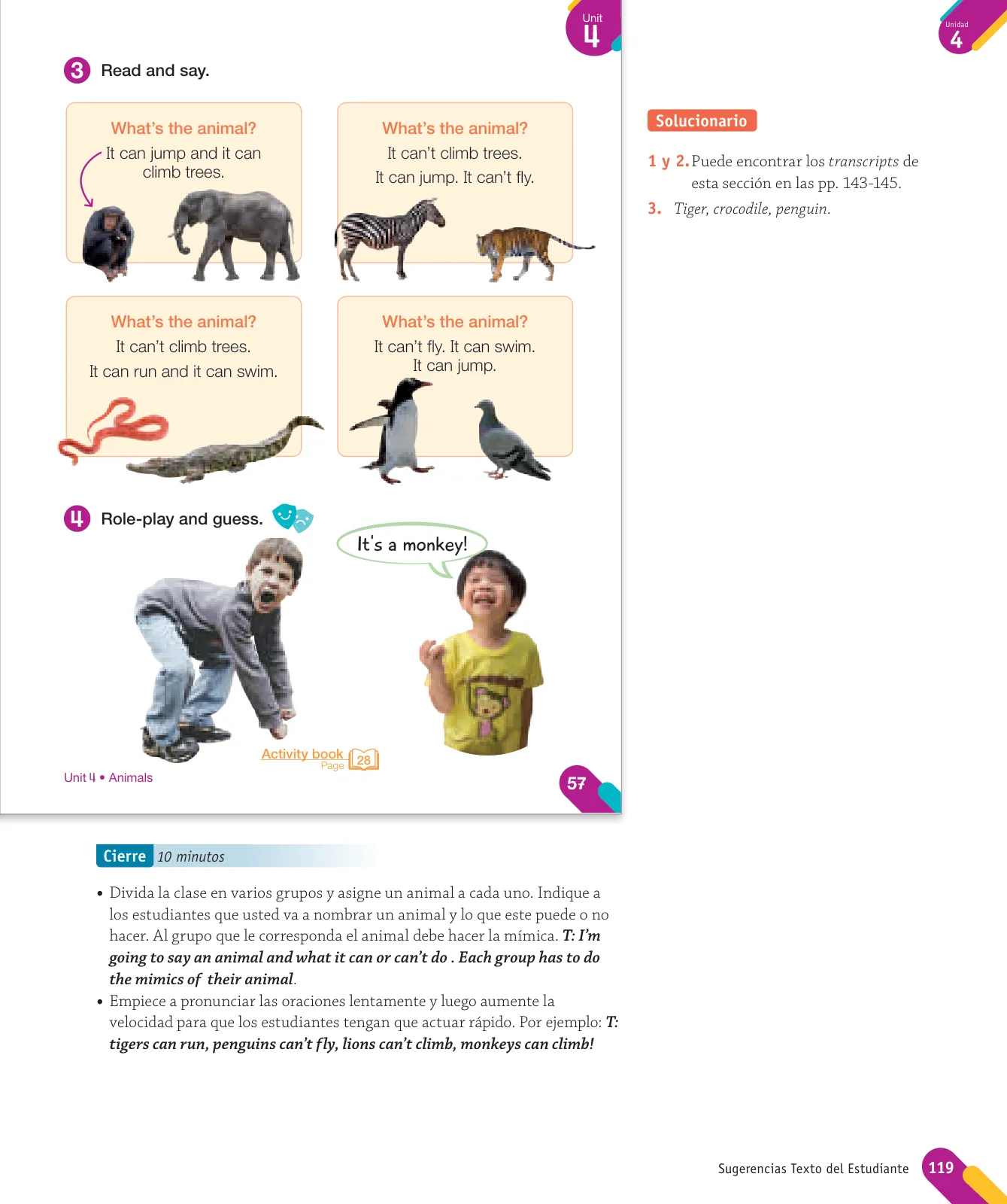 Miniatura página 121 de Inglés – Segundo Básico | Texto del Estudiante MINEDUC – Descargar PDF · 2024