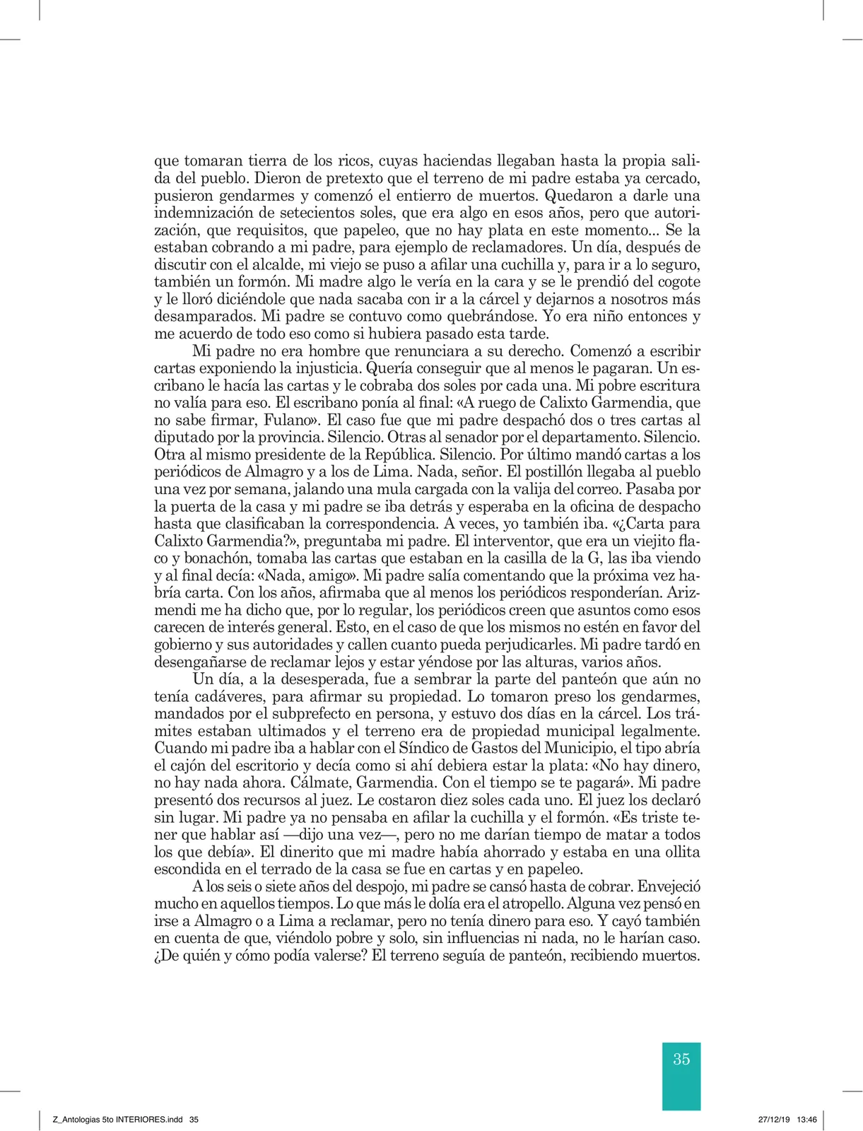 Miniatura página 37 de Antología literaria 5 · 2019