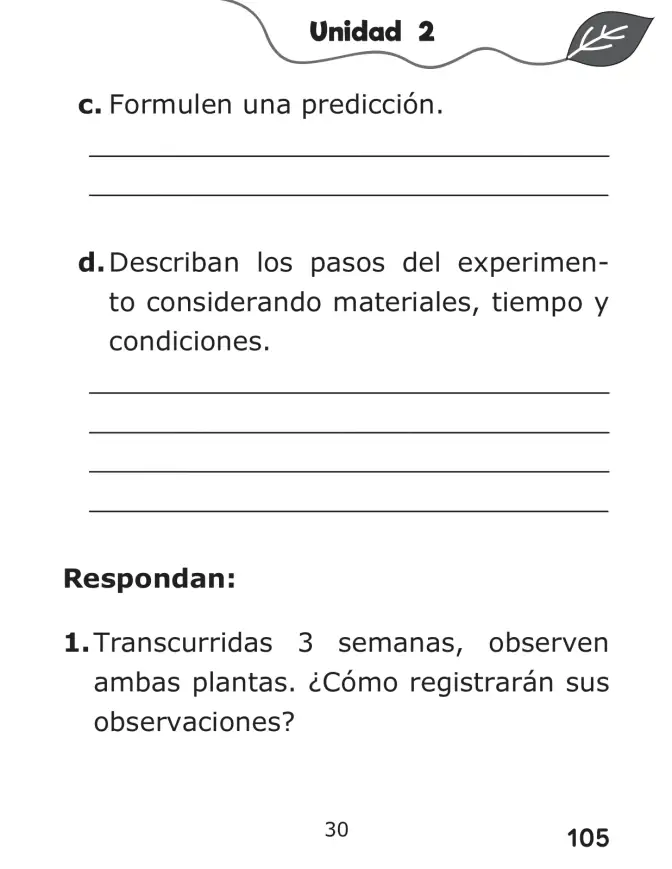 Página 105 de Libro de Ciencias Naturales – Quinto Básico | Texto del Estudiante MINEDUC – Descargar PDF · 2024