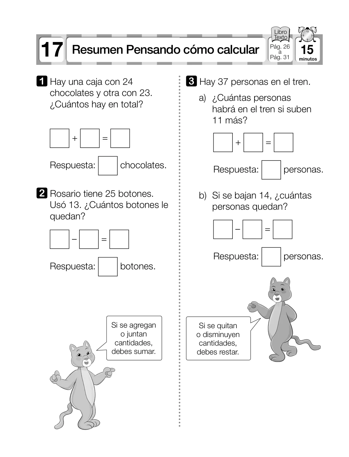 Página 18 de Sumo Primero – Segundo Básico | Texto del Estudiante MINEDUC – Descargar PDF · 2024
