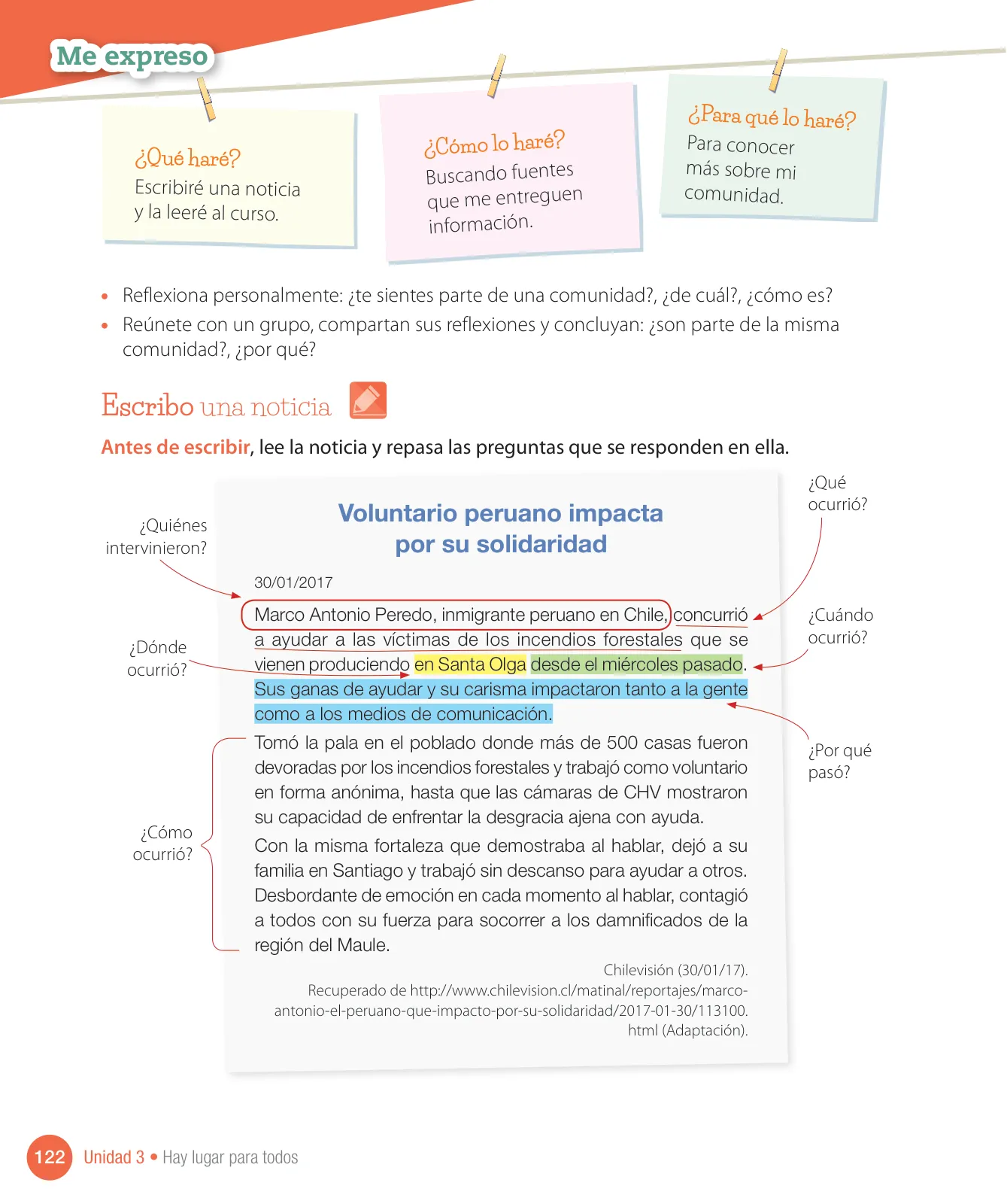 Miniatura página 124 de Lenguaje y Comunicación – Cuarto Básico | Texto del Estudiante MINEDUC – Descargar PDF · 2024
