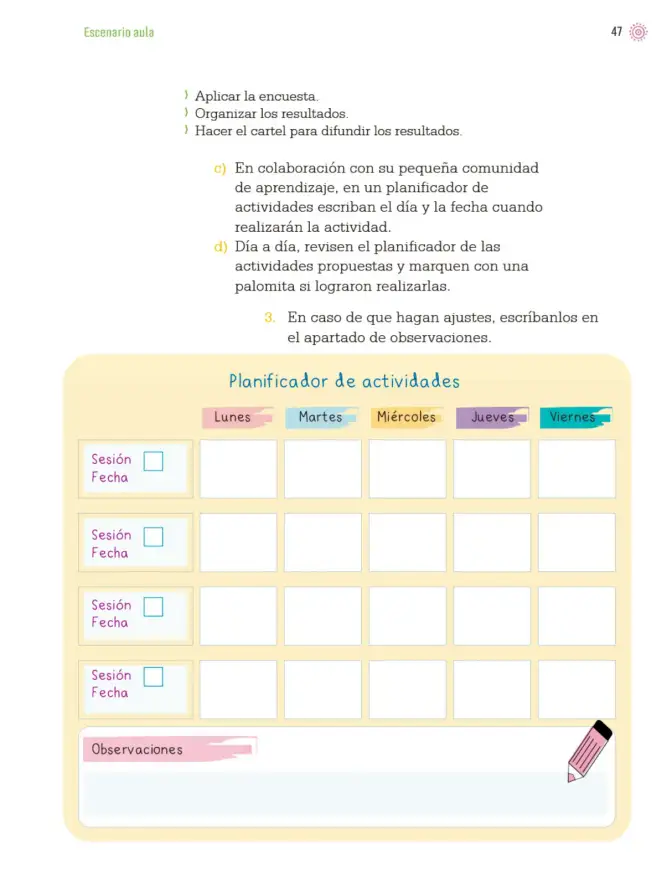Página 50 de Proyectos de Aula. Libro de Educación Primaria Grado 3° Ciclo Escolar 2025 - 2026