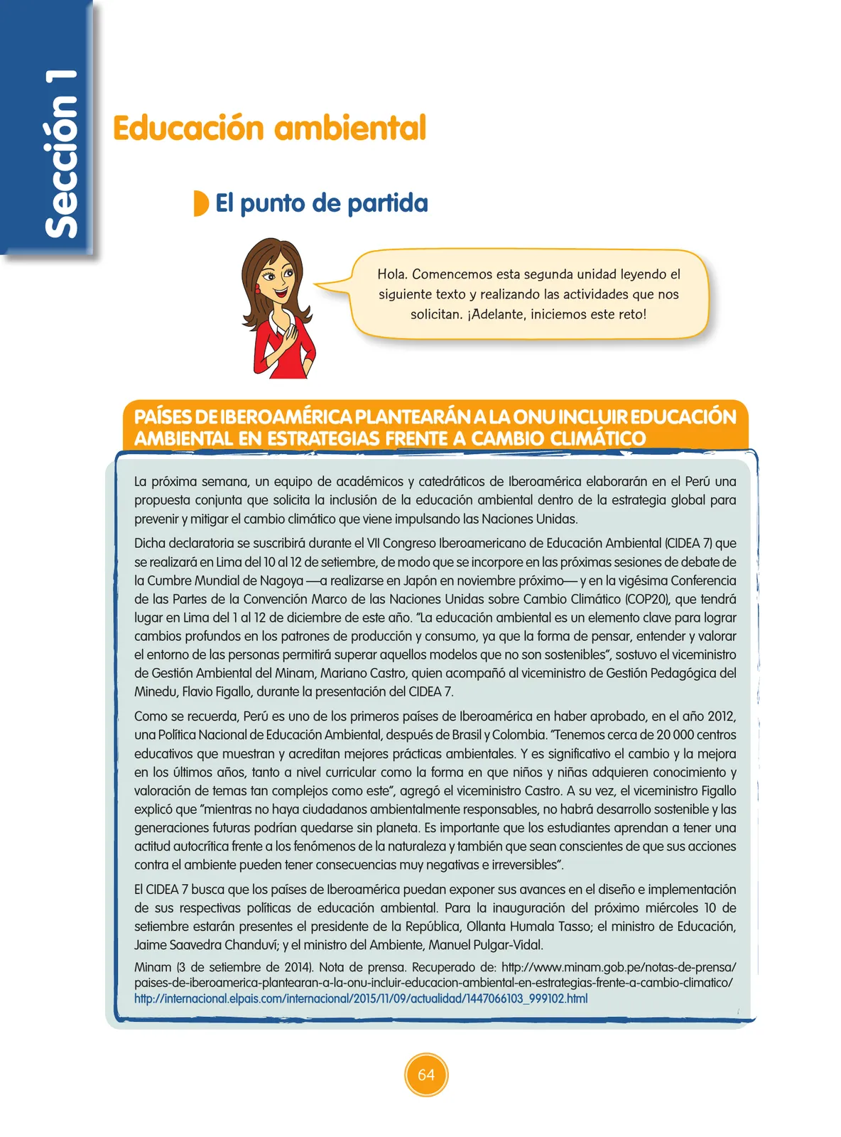 Miniatura página 65 de Guía de educación ambiental para el desarrollo sostenible : cambio climático · 2016