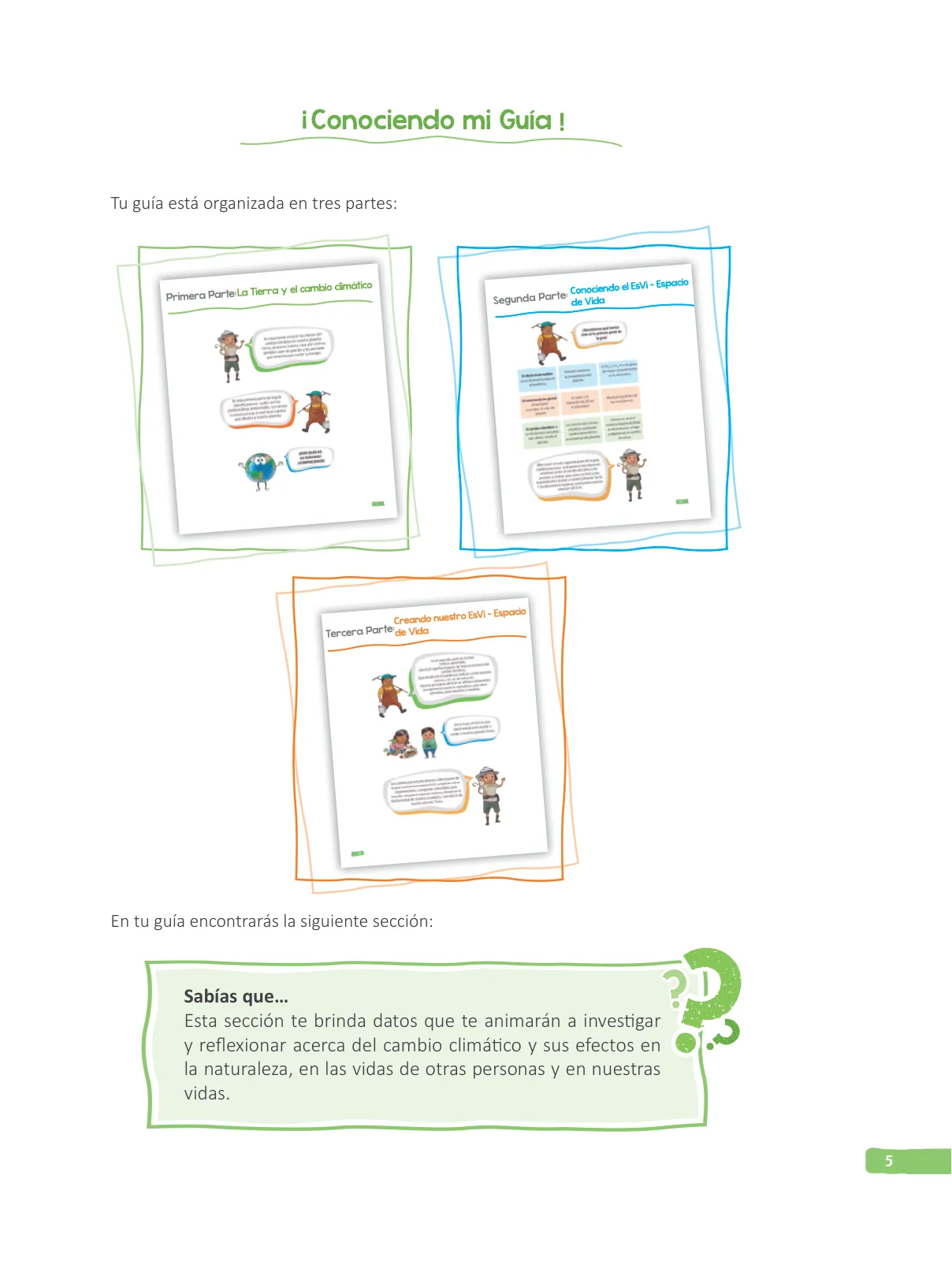 Miniatura página 7 de Guía de Educación Ambiental para el Desarrollo Sostenible : EsVi Espacio de Vida IV Ciclo. Estudiantes de 3o. y 4o. grado de Educación Primaria · 2017