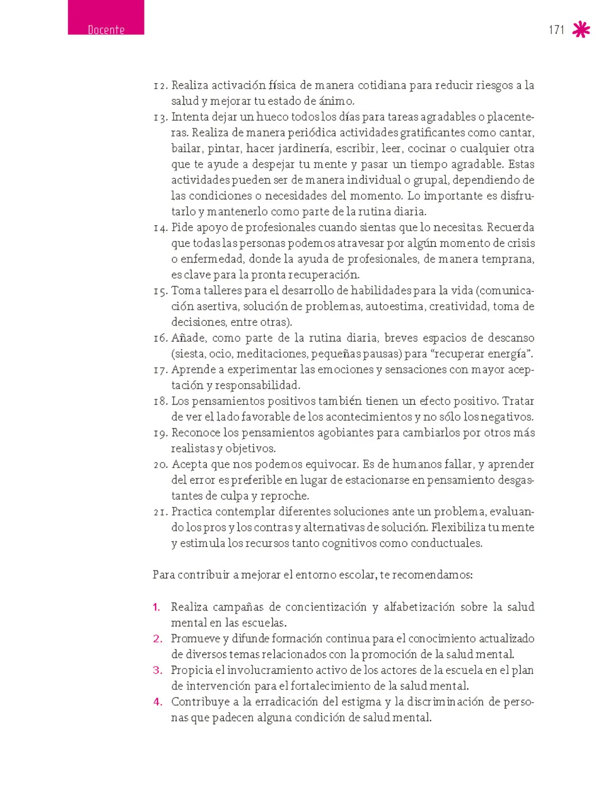Página 172 de Un libro sin recetas para la maestra y el maestro. Fase 6. Libro de Educación Secundaria Grado 1°, 2°, 3° Ciclo Escolar 2025 - 2026