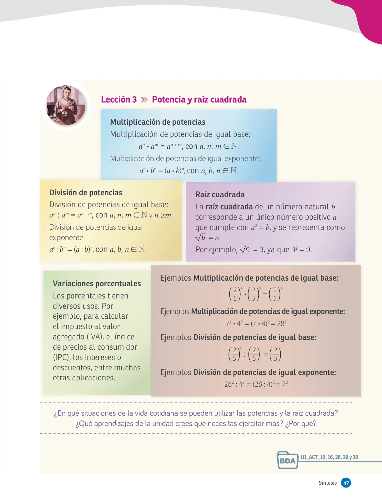 Miniatura página 49 de Matemática – Octavo Básico | Texto del Estudiante MINEDUC – Descargar PDF · 2024