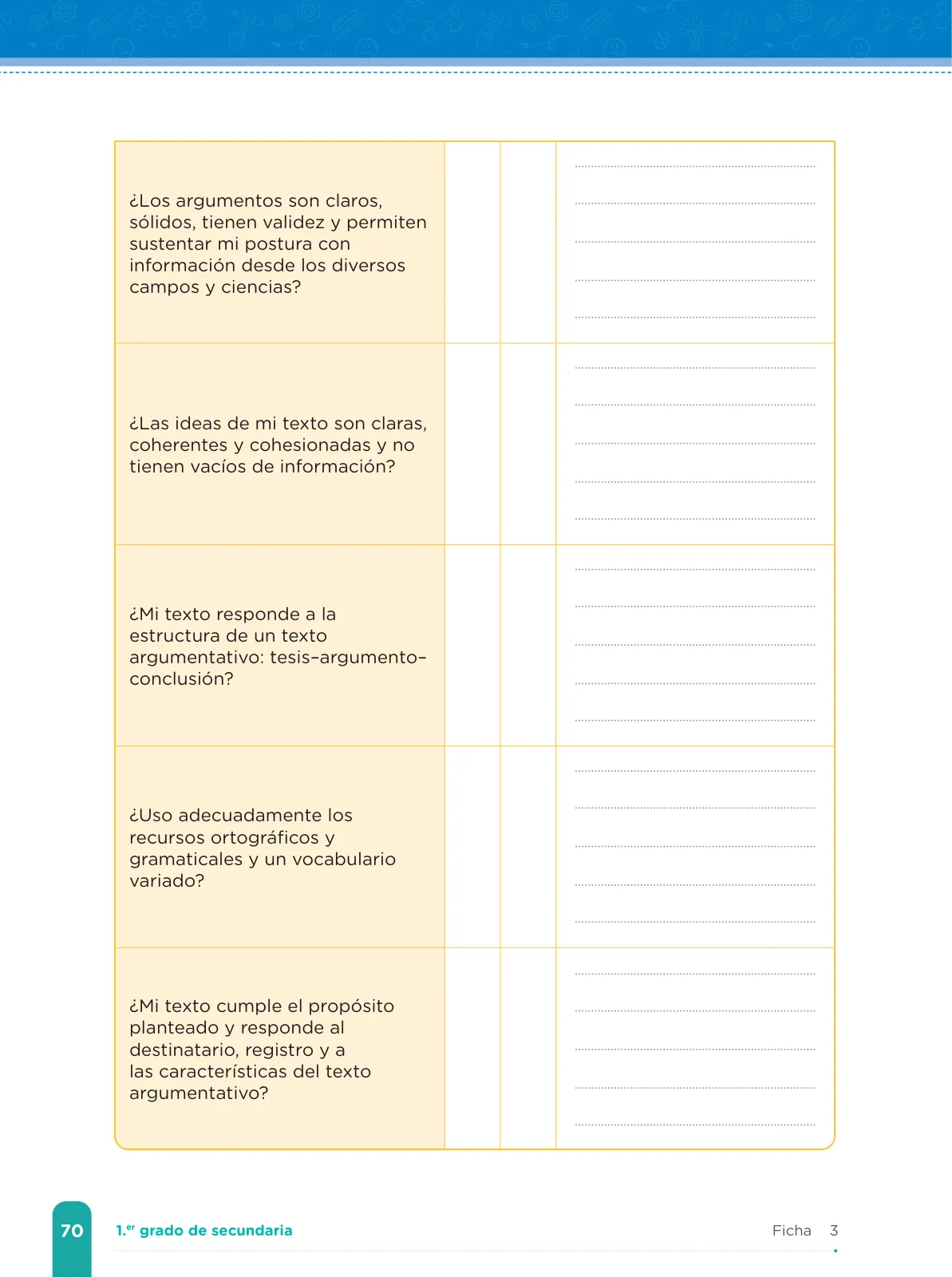 Miniatura página 72 de Fichas de aprendizaje de Comunicación 1 · 2024