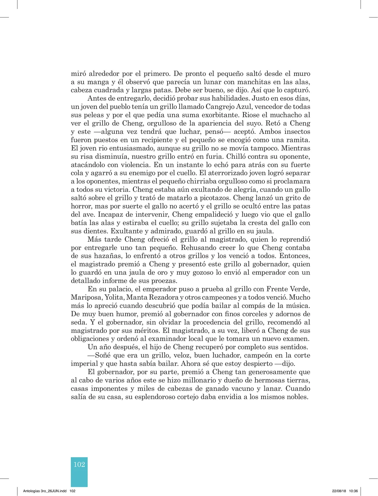 Página 103 de Antología literaria 3 · 2018