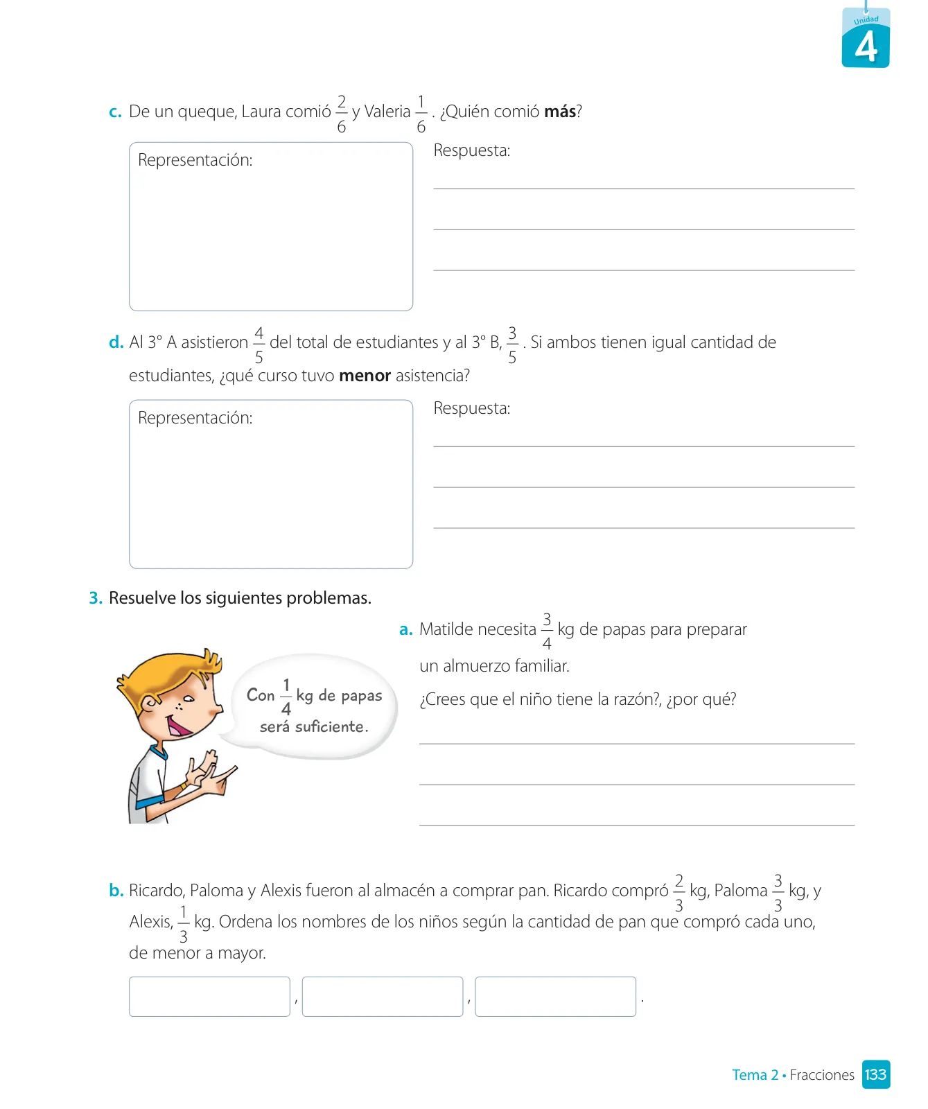 Página 135 de Matemática – Tercero Básico | Texto del Estudiante MINEDUC – Descargar PDF · 2024