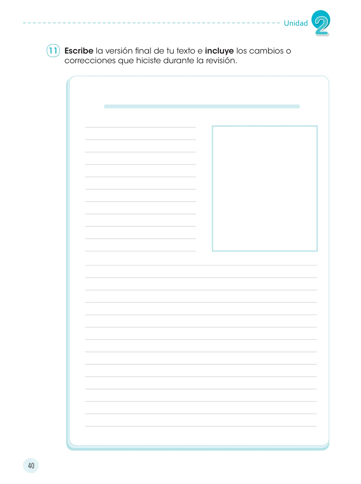 Miniatura página 42 de Comunicación 3 : cuaderno de trabajo para tercer grado de Educación Primaria 2019 · 2019