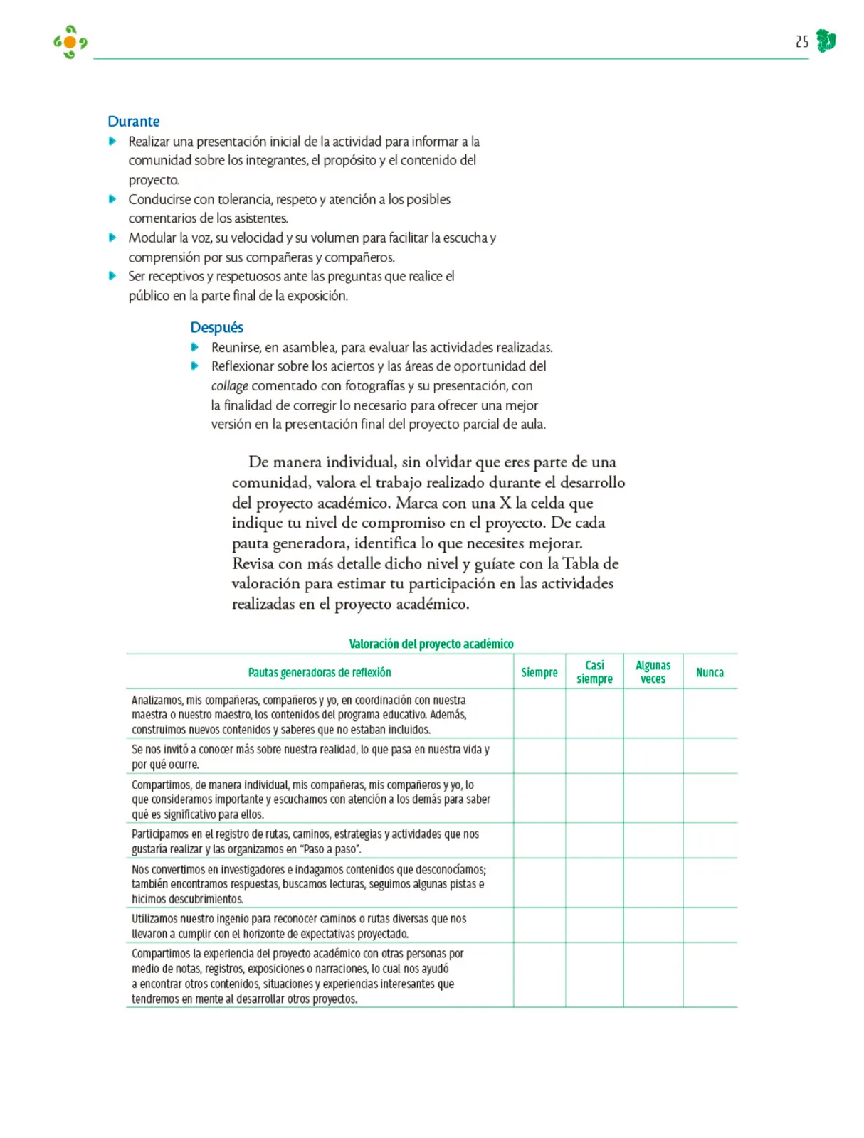 Página 26 de Colección Nanahuatzin. Nuestro libro de Proyectos.  Tomo II.  Libro de Educación Telesecundaria Grado 3°  Ciclo Escolar 2025 - 2026