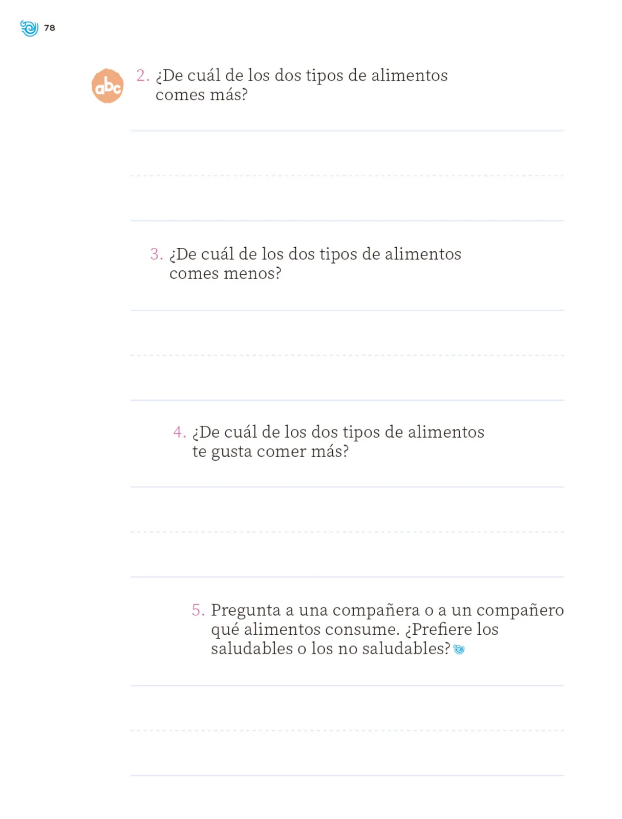 Miniatura página 79 de Múltiples lenguajes. Trazos y números.   Libro de Educación Primaria Grado 1°  Ciclo Escolar 2025 - 2026