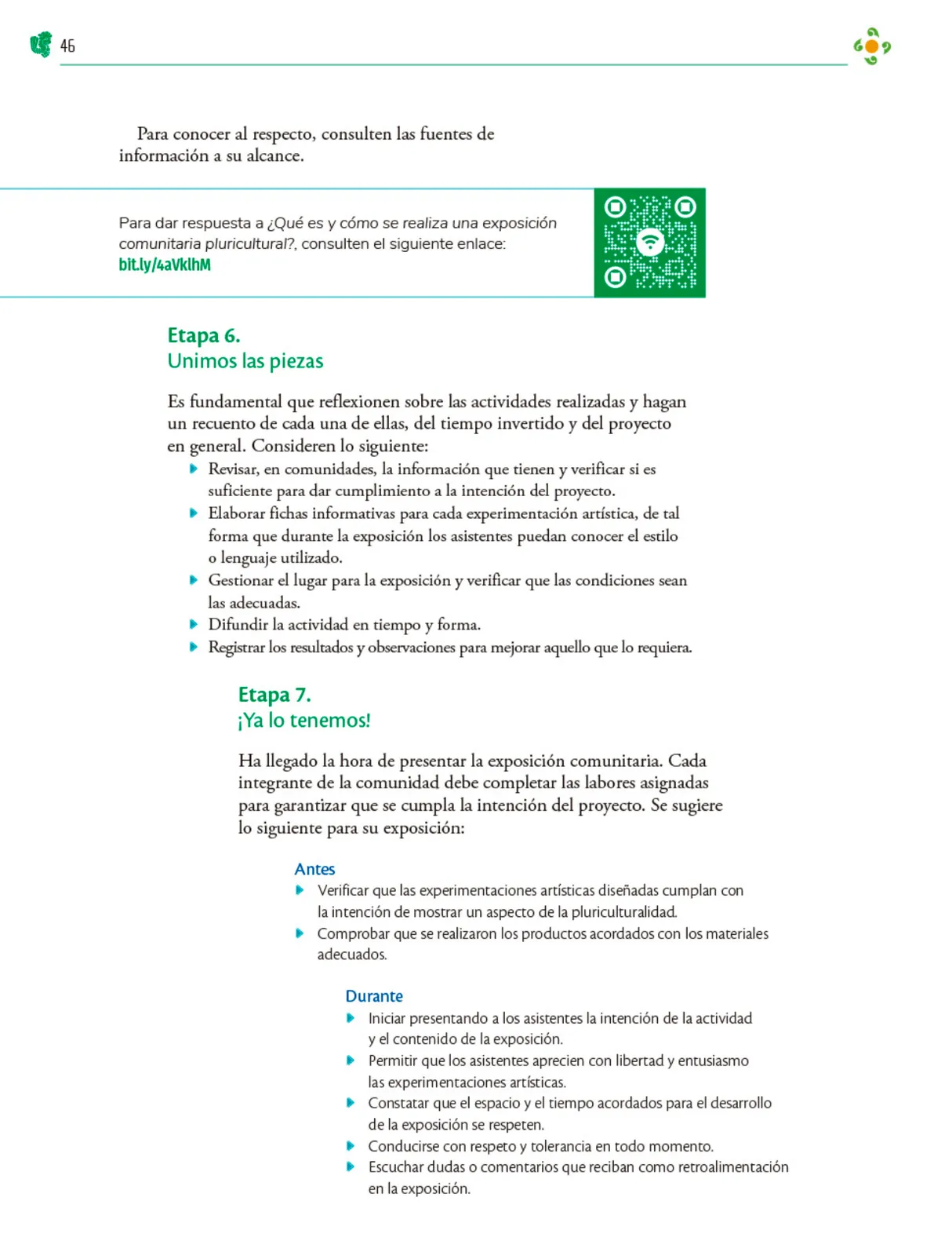 Página 47 de Colección Nanahuatzin. Nuestro libro de Proyectos. Tomo I. Libro de Educación Telesecundaria Grado 3° Ciclo Escolar 2025 - 2026