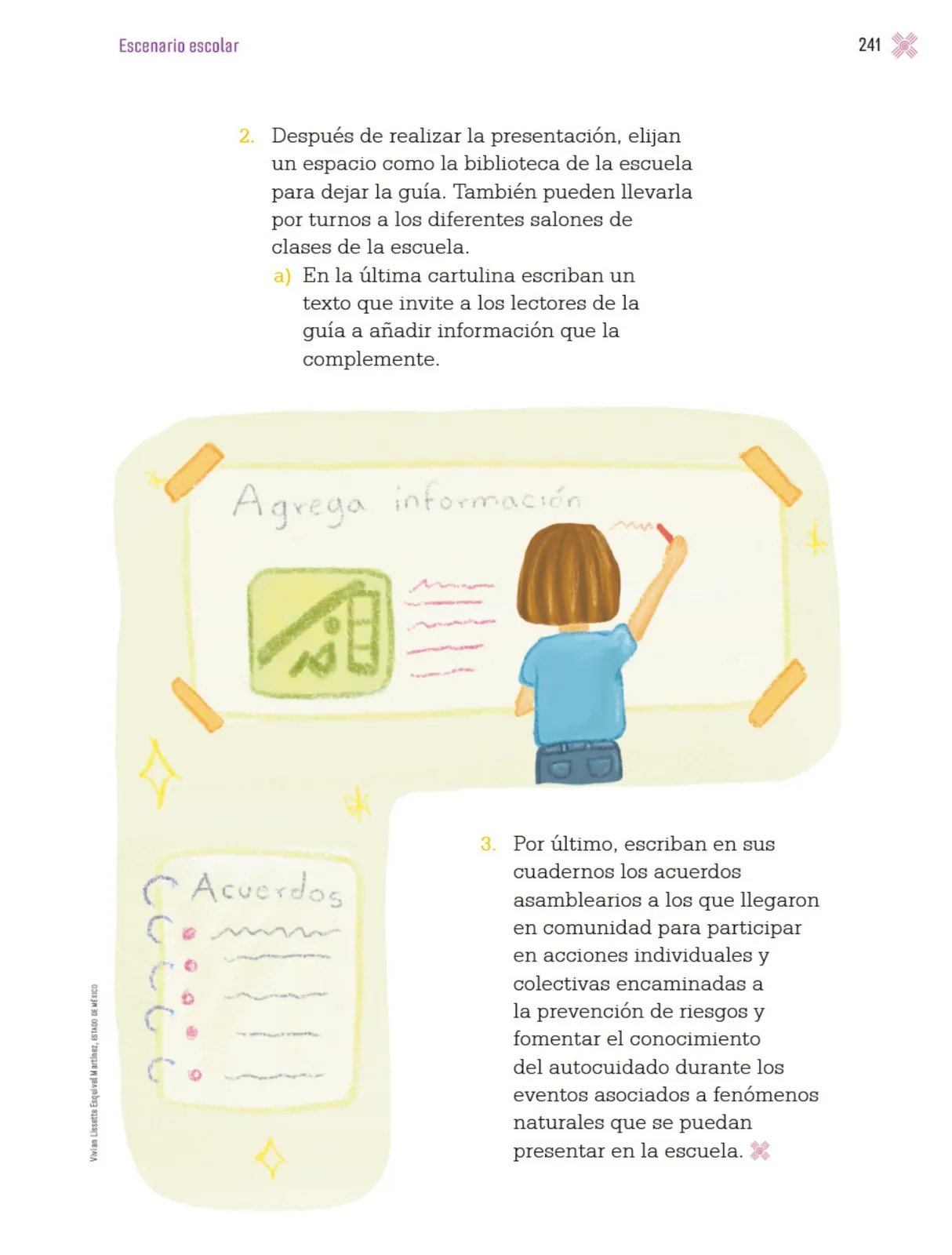 Página 244 de Proyectos Escolares. Libro de Educación Primaria Grado 3° Ciclo Escolar 2025 - 2026