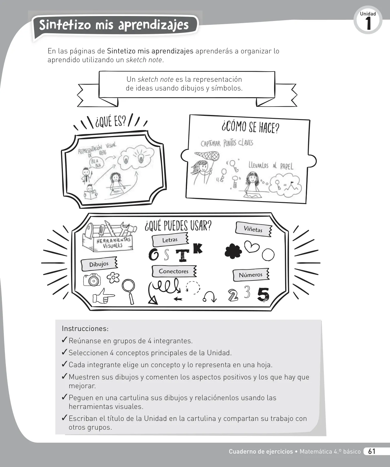 Miniatura página 62 de Matemática – Cuarto Básico | Texto del Estudiante MINEDUC – Descargar PDF · 2024
