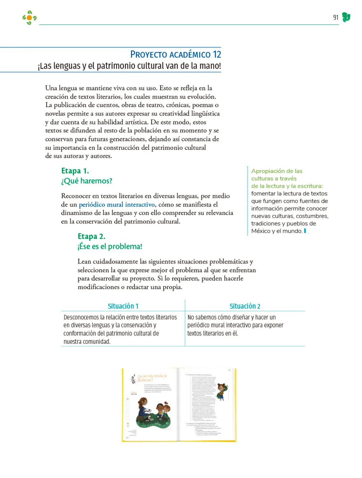 Miniatura página 92 de Colección Nanahuatzin. Nuestro libro de Proyectos. Tomo I.   Libro de Educación Telesecundaria Grado 3°  Ciclo Escolar 2025 - 2026