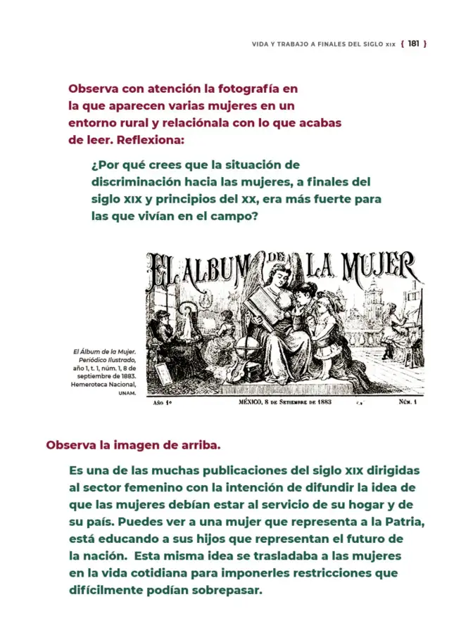 Página 182 de Historia del pueblo mexicano. Libro de Educación Secundaria Grado 1° Ciclo Escolar 2025 - 2026