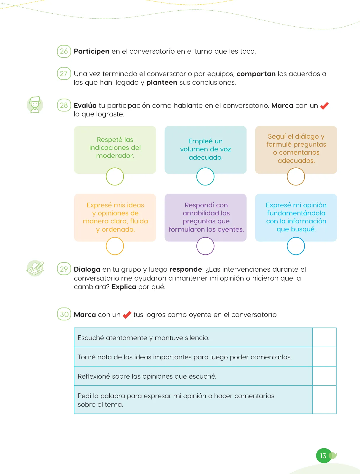 Página 15 de Cuadernillo de Comunicación 6, sexto grado de Primaria · 2023