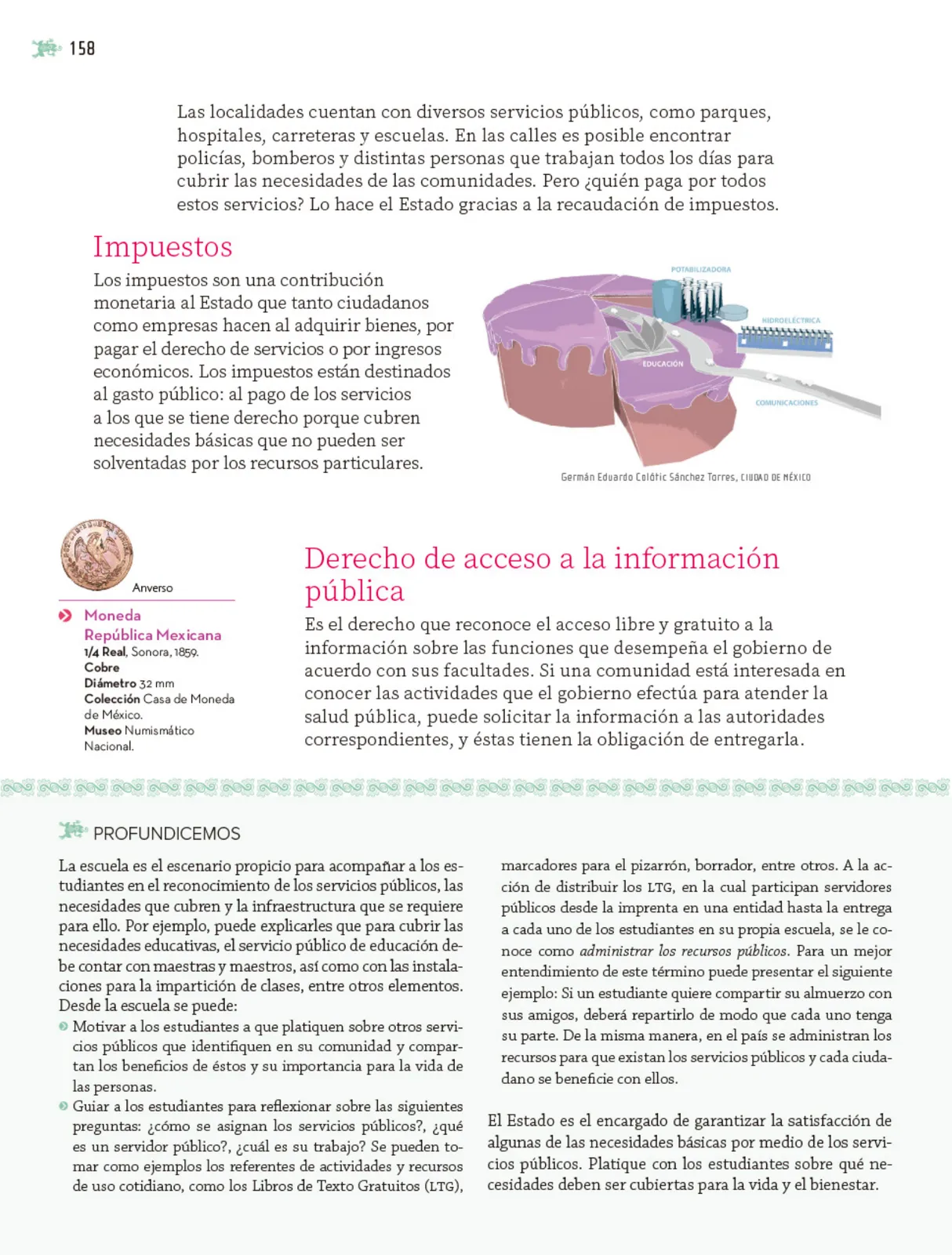 Página 159 de Nuestros saberes: Libro para alumnos, maestros y familia. Libro de Educación Primaria Grado 5° Ciclo Escolar 2025 - 2026