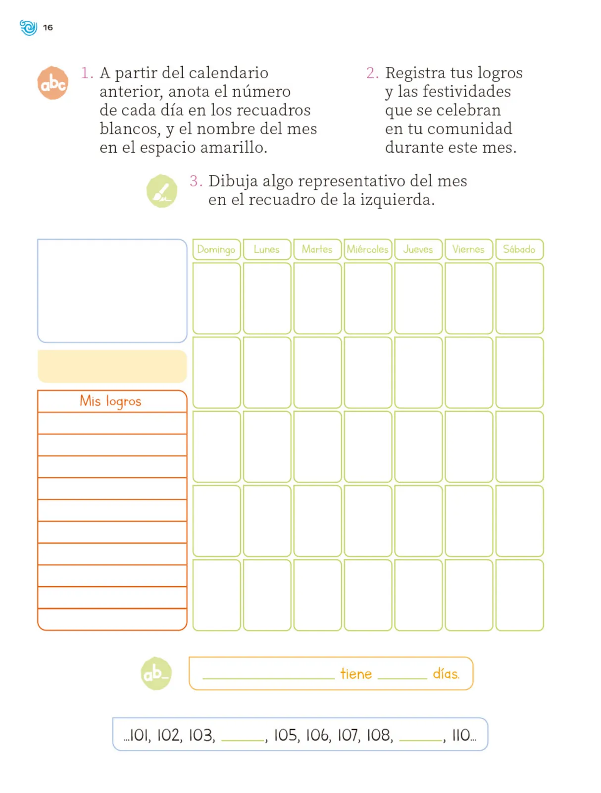 Página 17 de Múltiples lenguajes. Trazos y números. Libro de Educación Primaria Grado 2° Ciclo Escolar 2025 - 2026