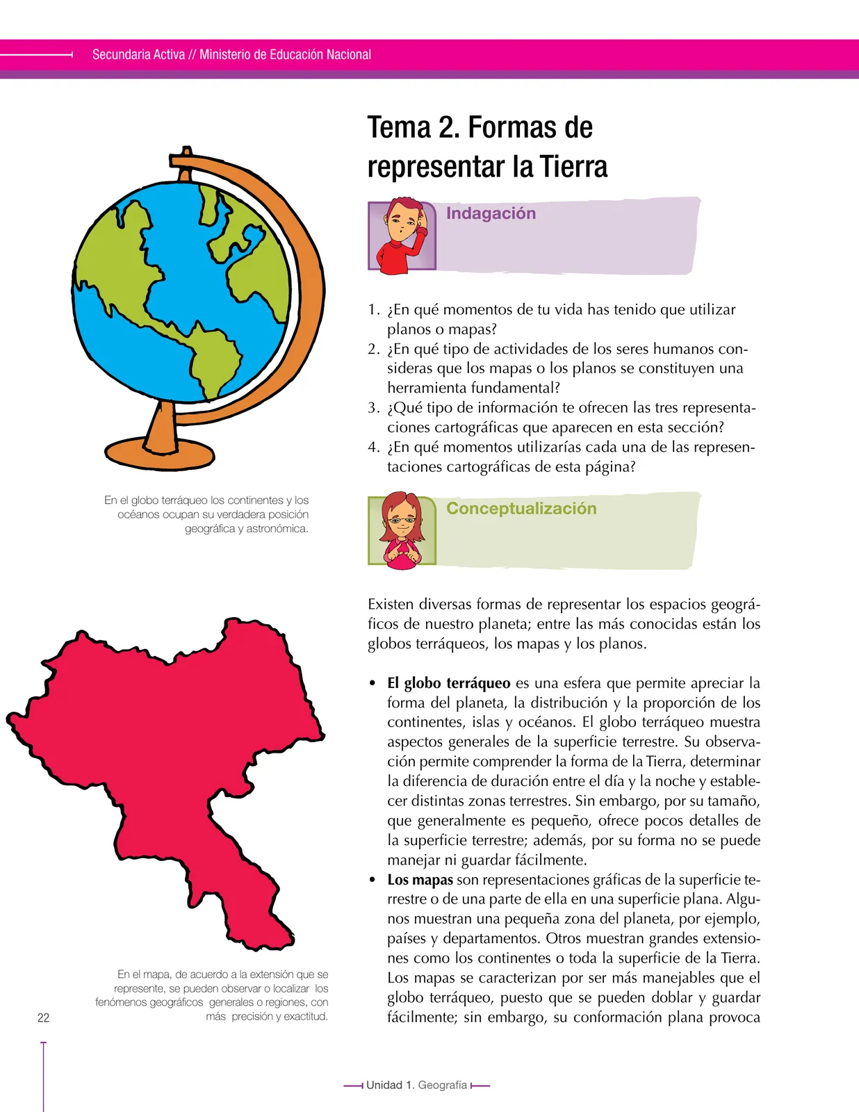 Página 22 de Ciencias Sociales 8° · Secundaria Activa