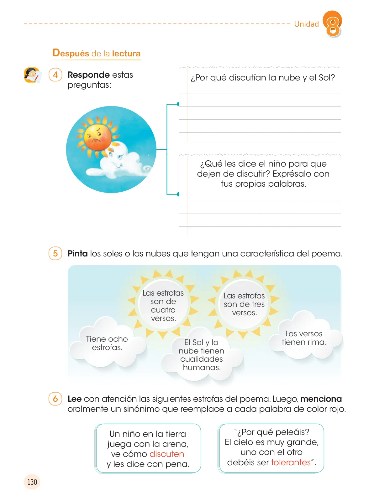 Página 132 de Comunicación 4 : cuaderno de trabajo para cuarto grado de Educación Primaria 2019 · 2019
