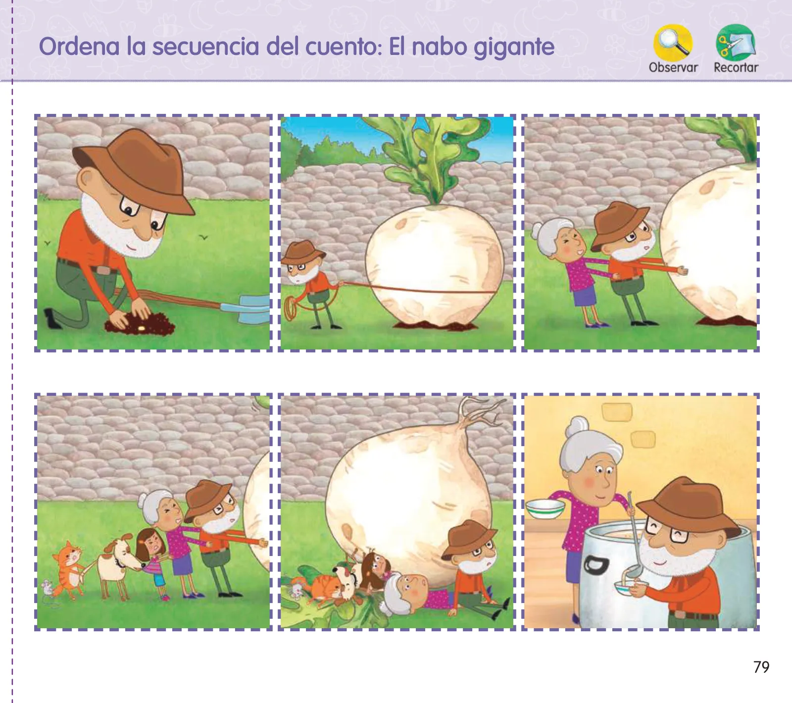 Página 81 de Crea, resuelve y aprende. Material impreso para niñas y niños de 5 años · 2024