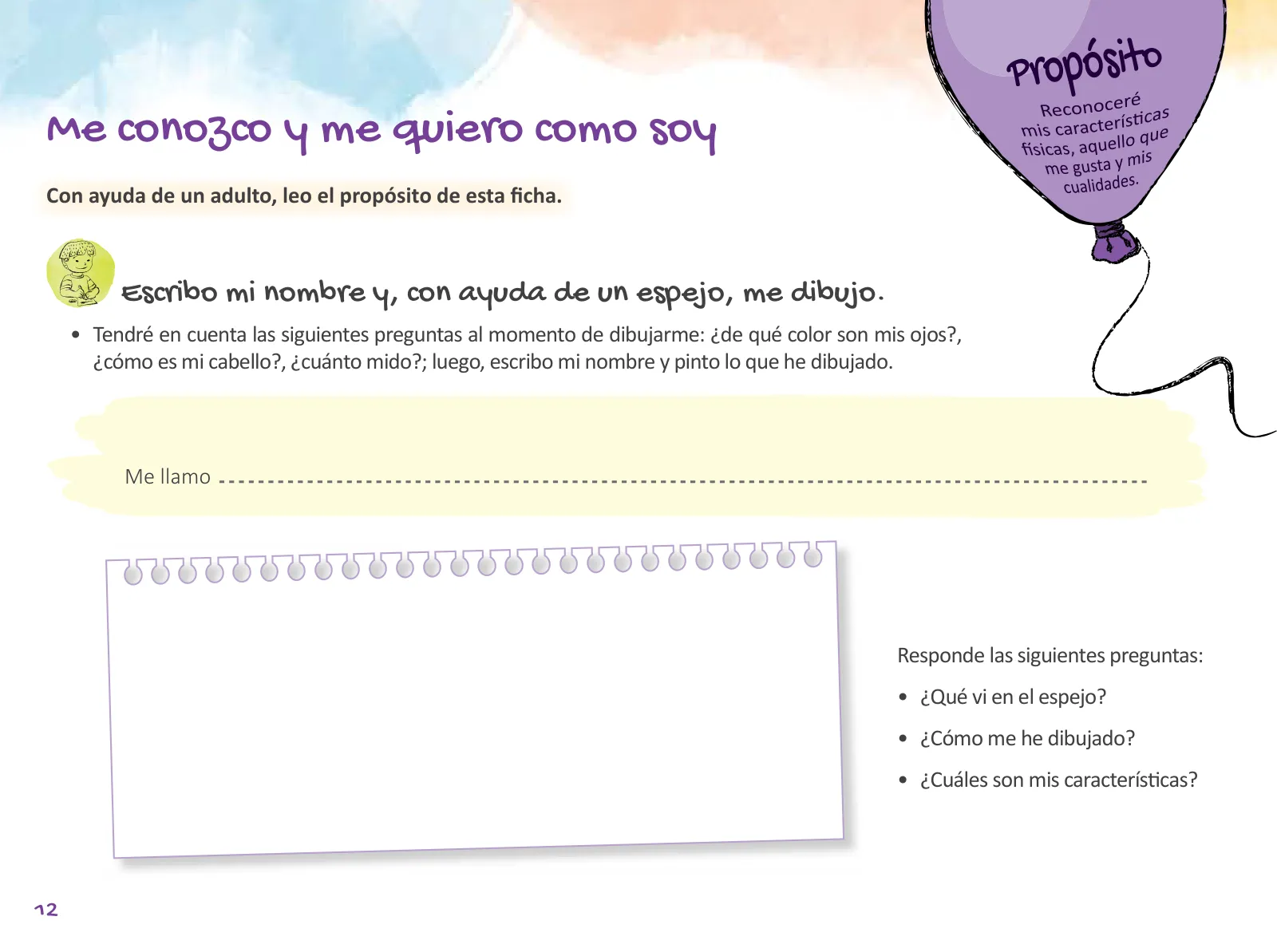 Página 14 de Cuadernillo de Tutoría 1 : primer grado de Educación Primaria · 2021