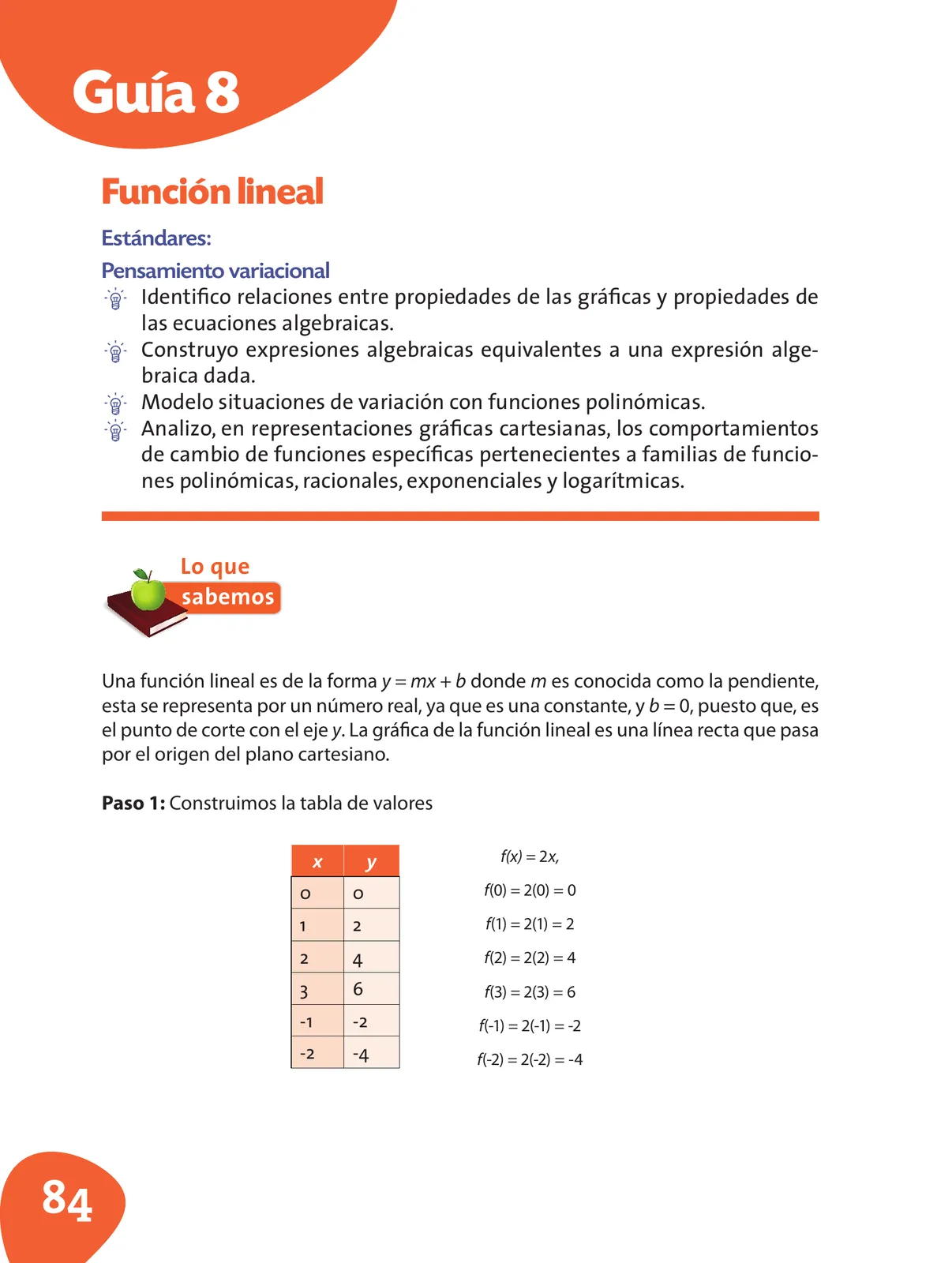 Página 85 de Matematica 9° · Postprimaria