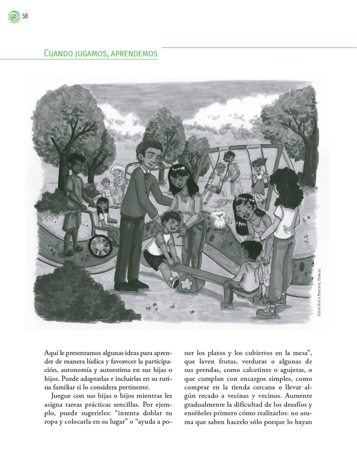Miniatura página 59 de Crianza para la libertad. Libro para las familias. Fase 2  Libro de Educación Preescolar Grado 1°, 2°, 3°  Ciclo Escolar 2025 - 2026