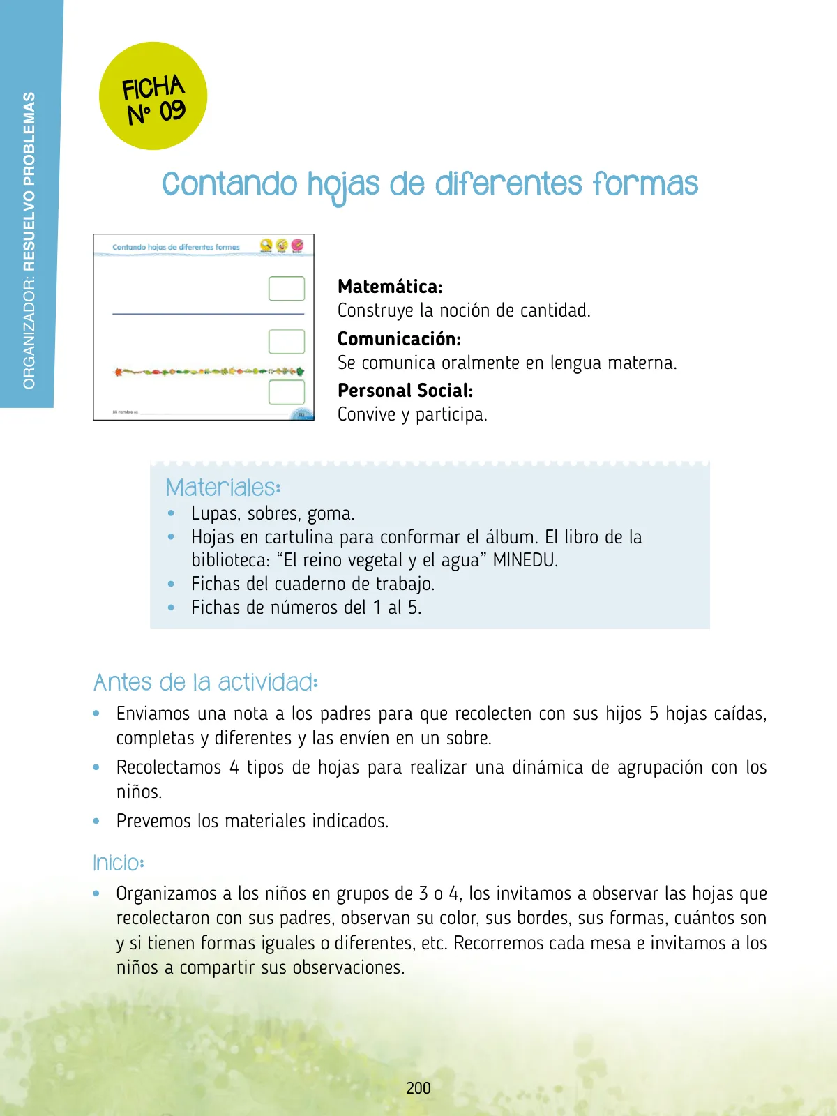 Página 202 de Agenda pedagógica 2017-2018 para docentes de II Ciclo de Instituciones de nivel de Educación Inicial · 2017