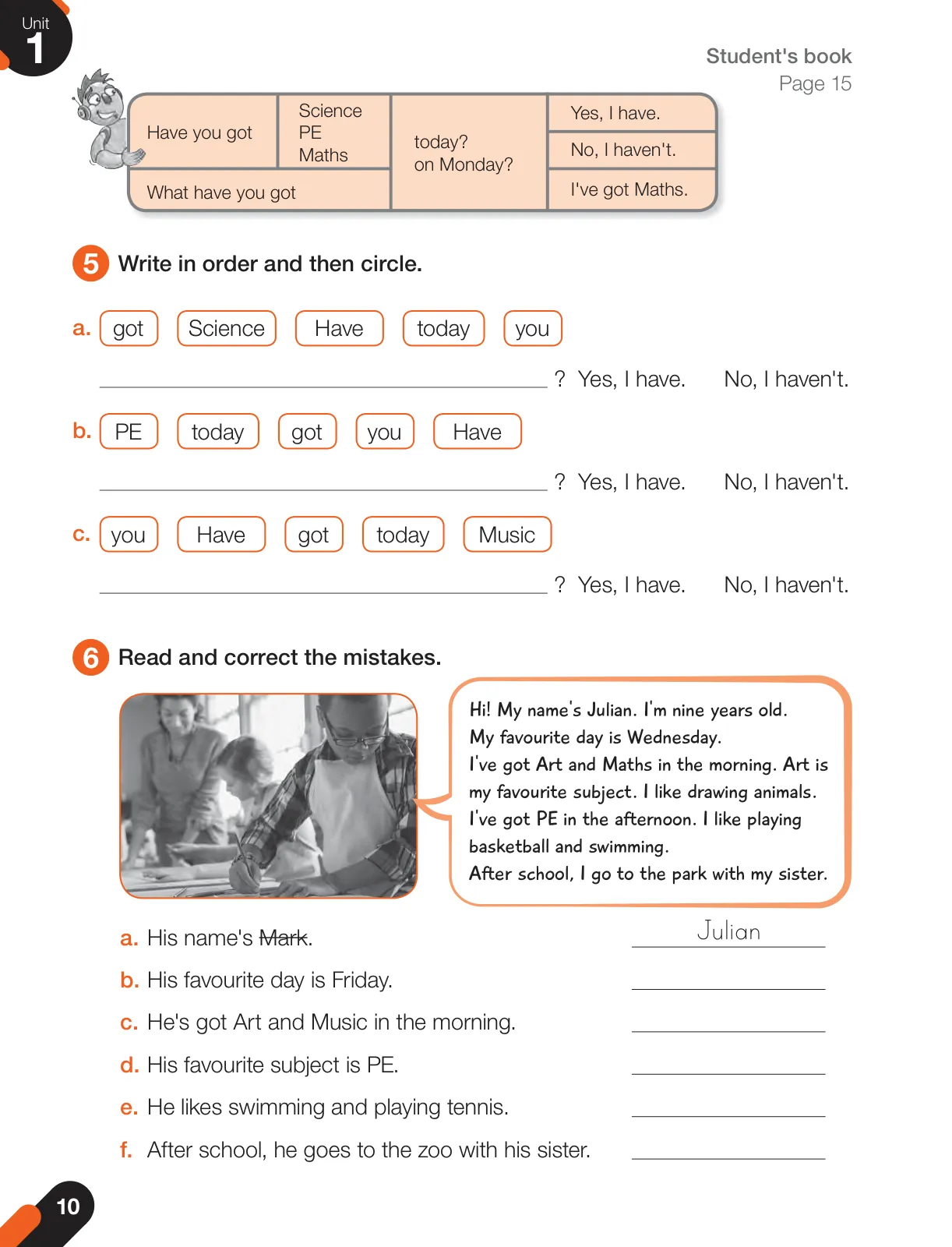 Página 12 de Inglés – Cuarto Básico | Texto del Estudiante MINEDUC – Descargar PDF · 2024