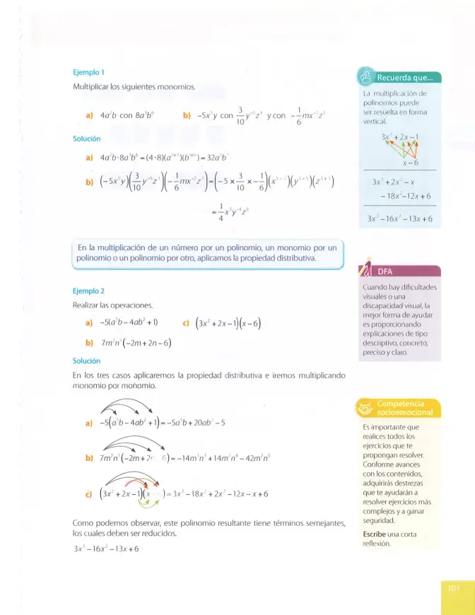 Página 101 de Matematica 9° · Egb 9 Matematica 2025 · 2025